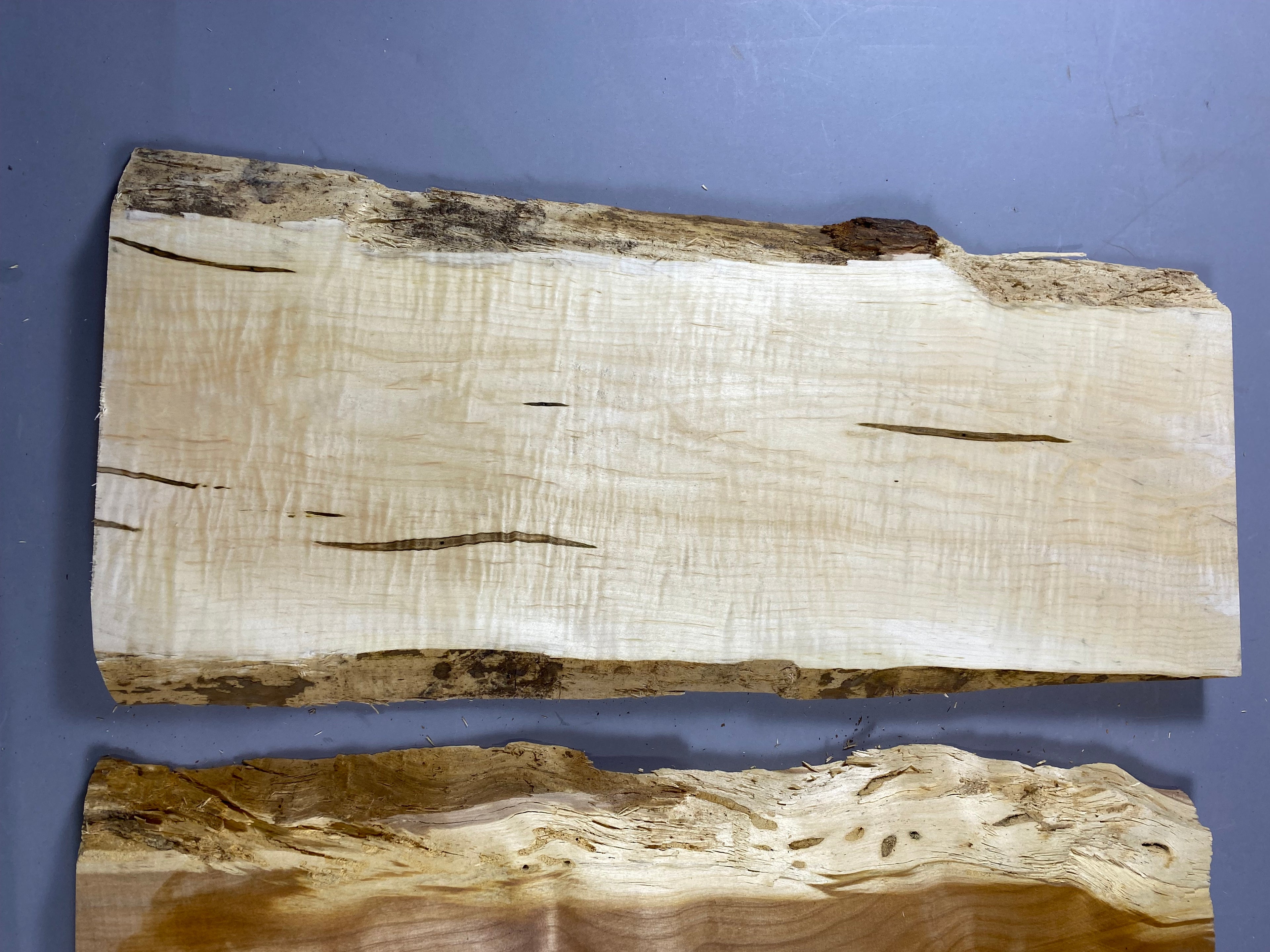 2 live edge charcuterie project boards