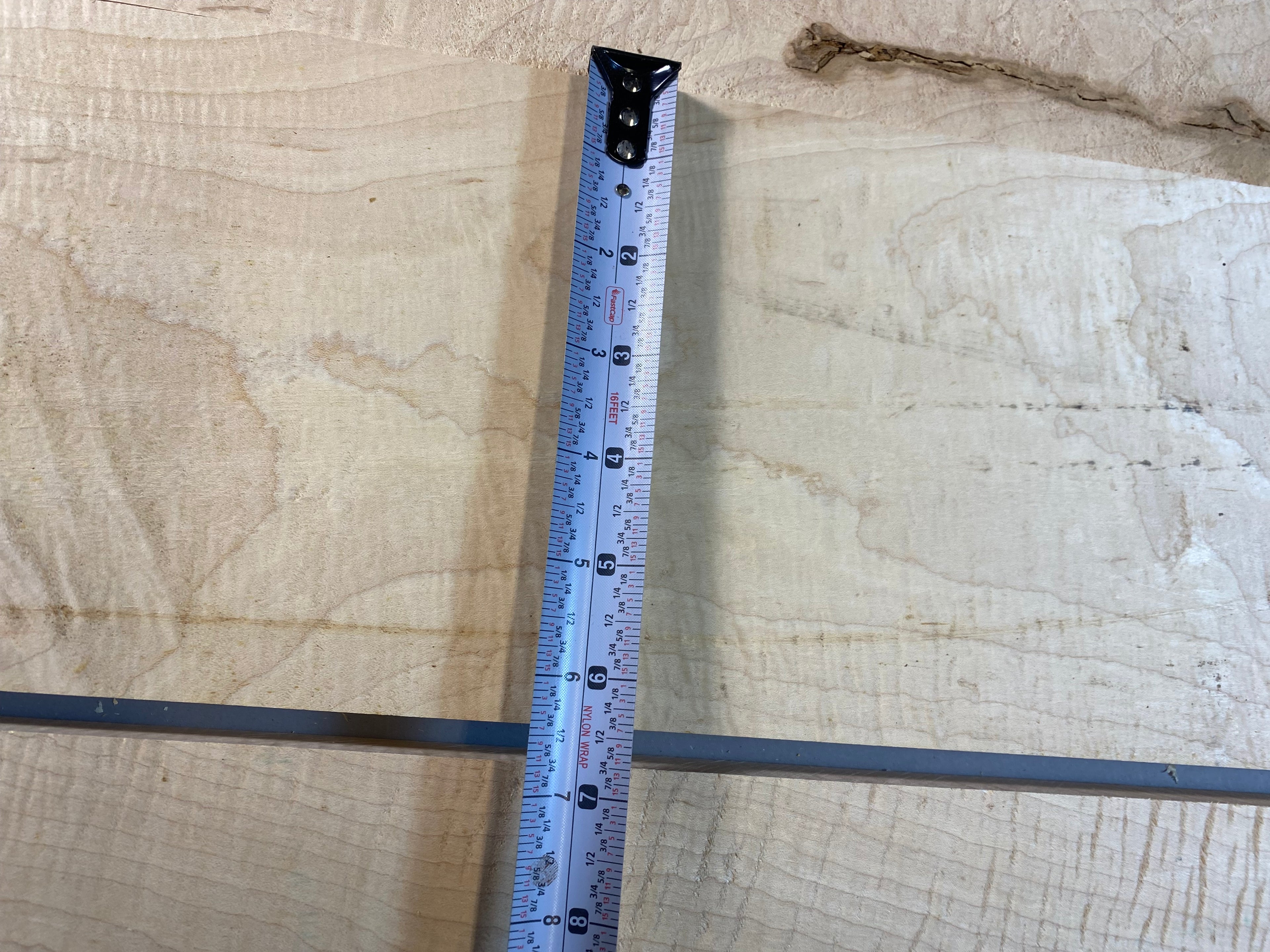 4/4 curly maple large flat rate box