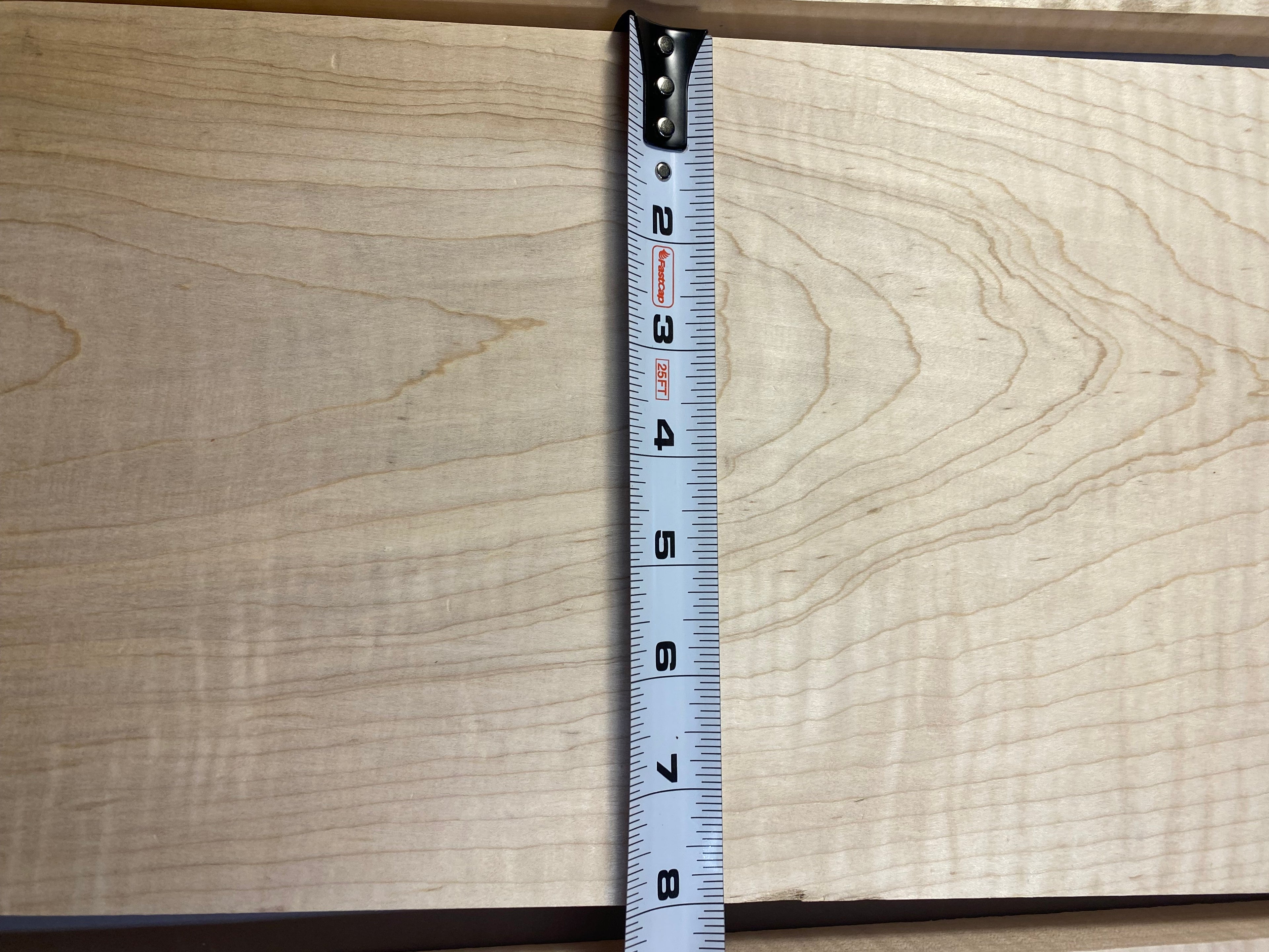 4/4 curly maple large flat rate game box