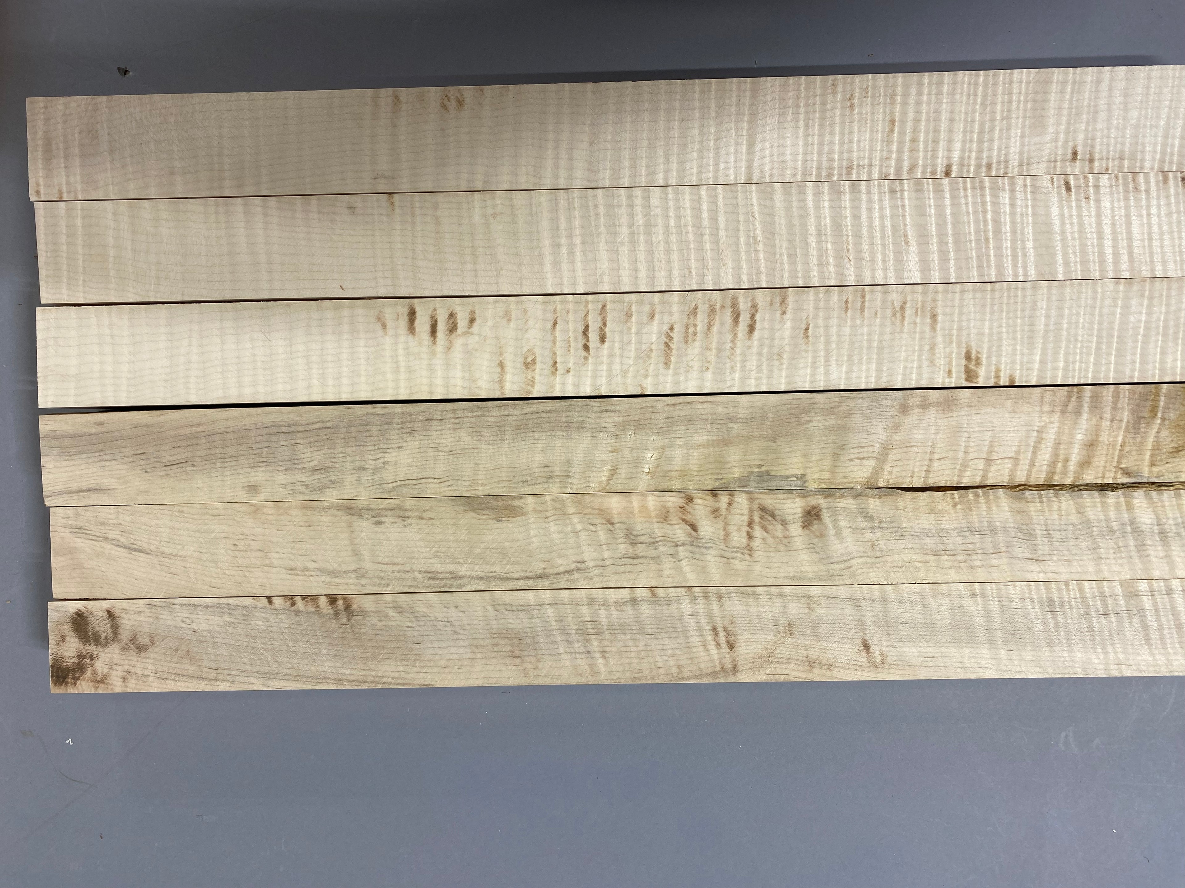 Curly maple turning blanks, great for pool cues