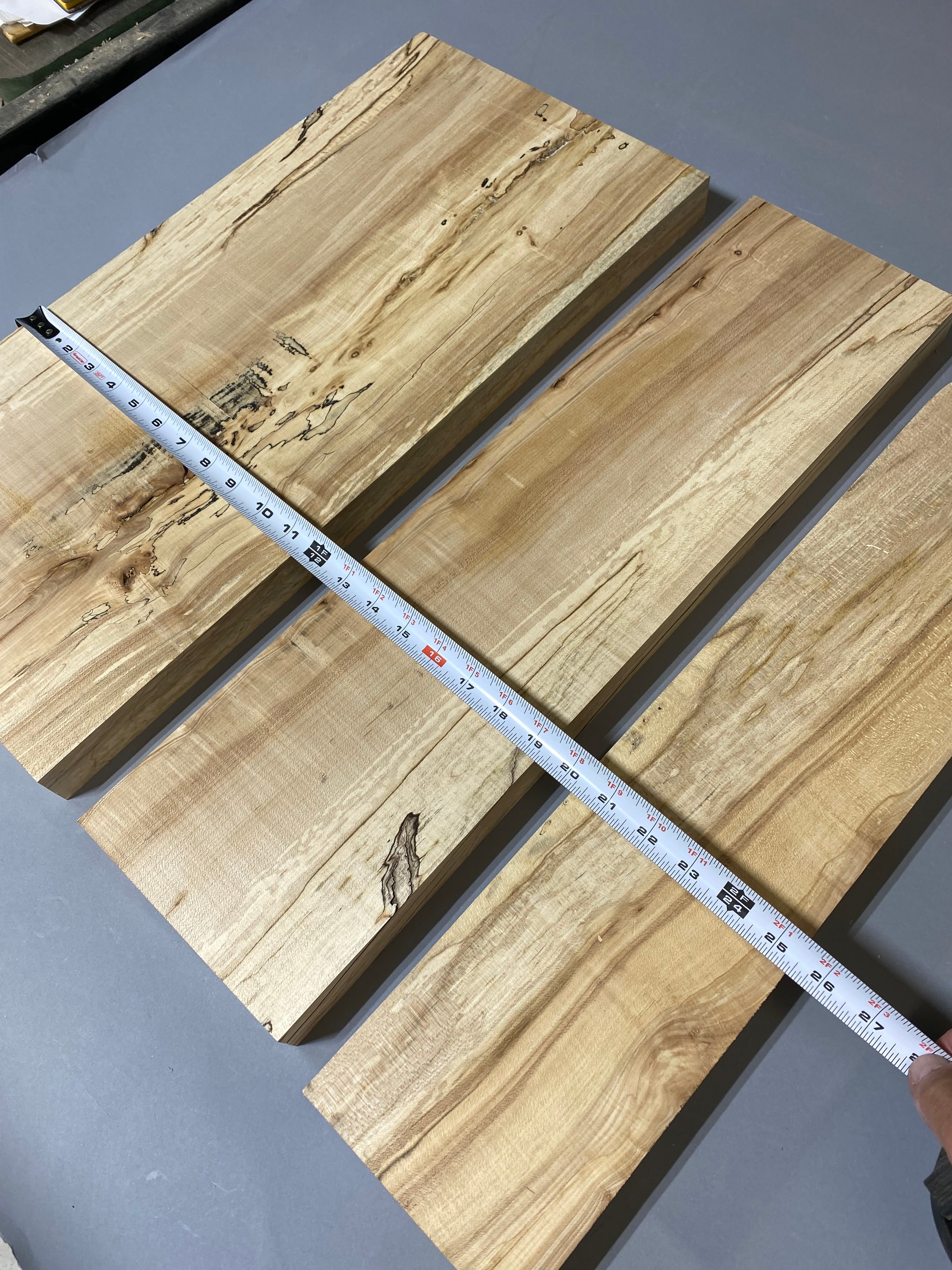 6/4 spalted hard maple large flat rate box