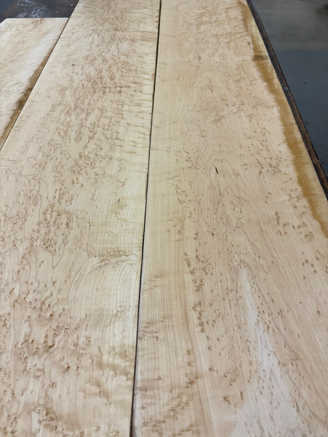 4/4 3 piece set of birdseye maple-44BE1008-$200 Includes Shipping