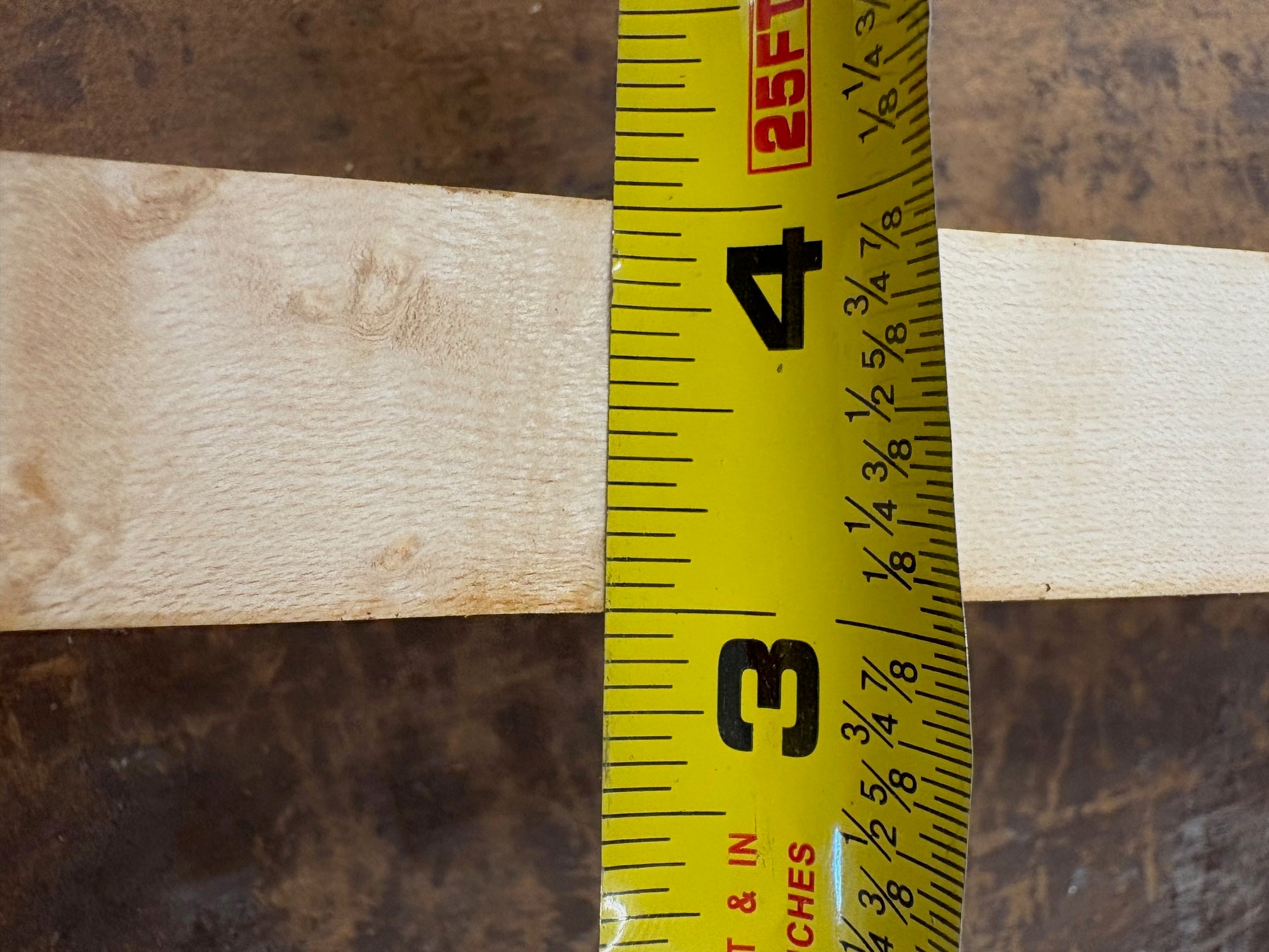 4/4 Birdseye Maple Board (Guitar Neck)-44BE1009-$50 Includes Shipping