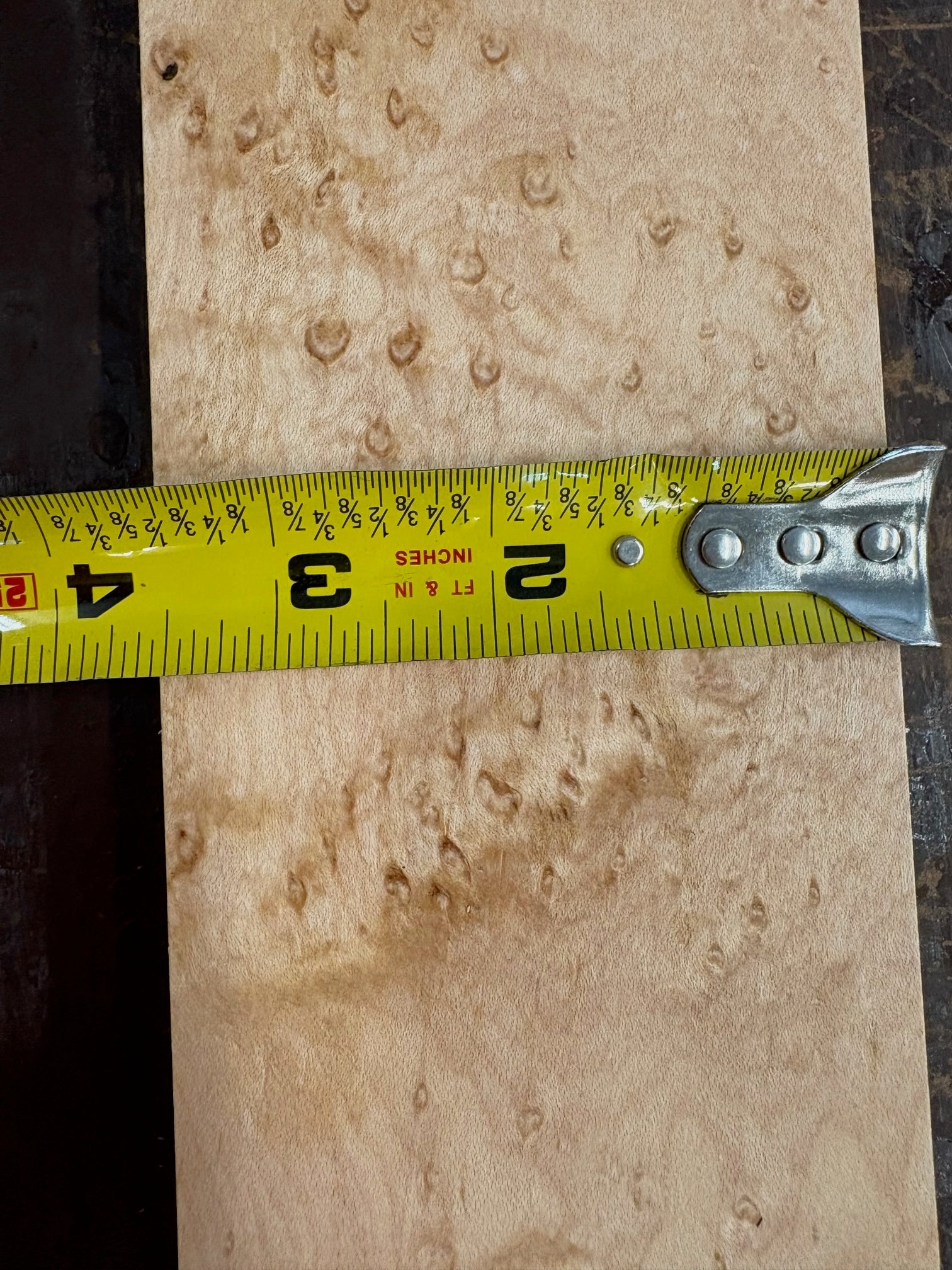 4/4 Birdseye Maple Board (Guitar Neck)-44BE1010-$60 Includes Shipping