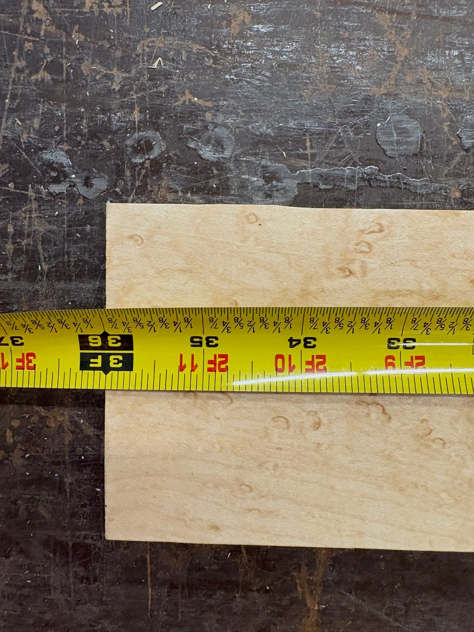 4/4 Birdseye Maple Board (Guitar Neck)-44BE1010-$60 Includes Shipping