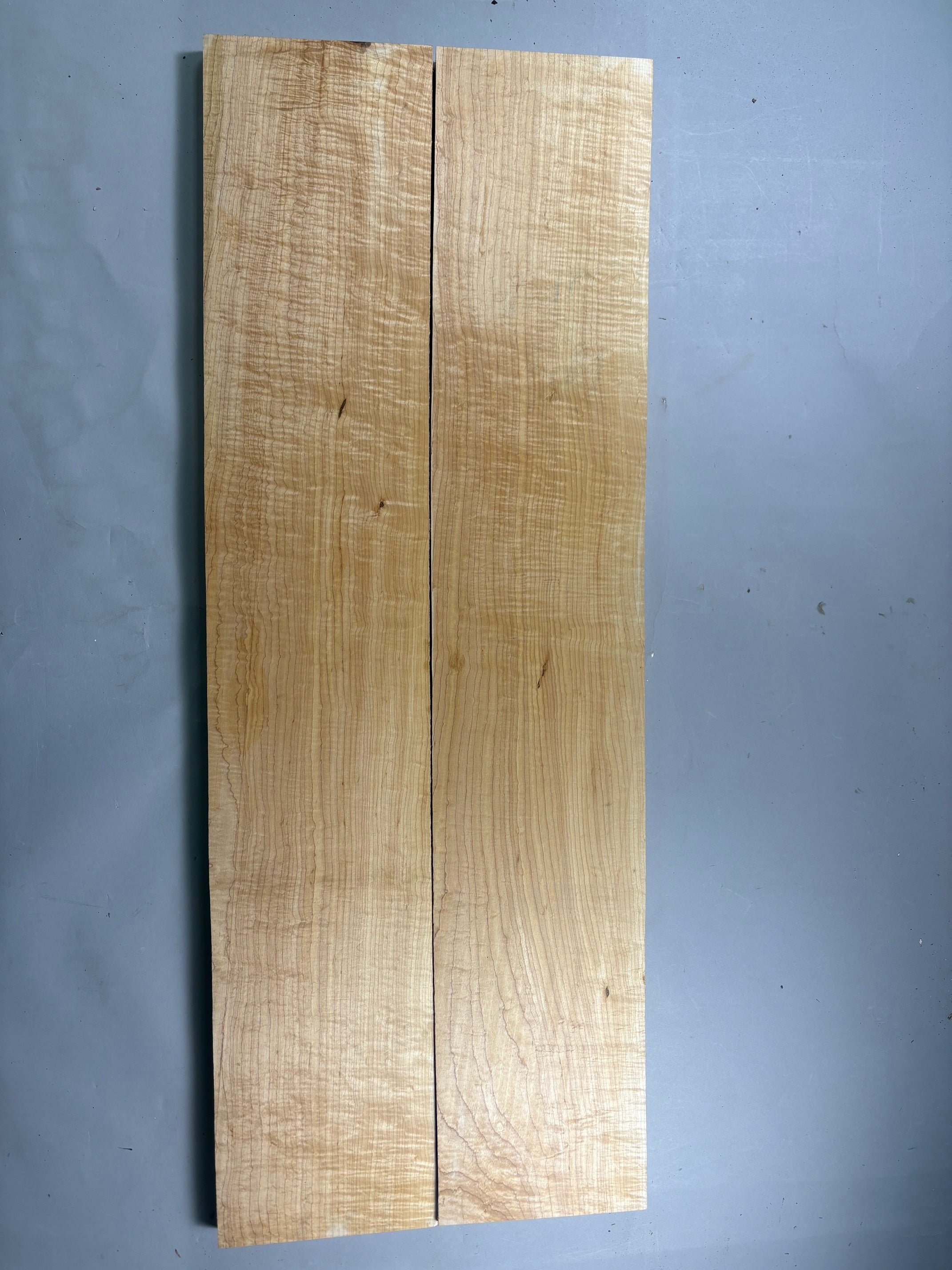2- 4/4 Curly Maple Boards-44CM1015-$125 Includes Shipping