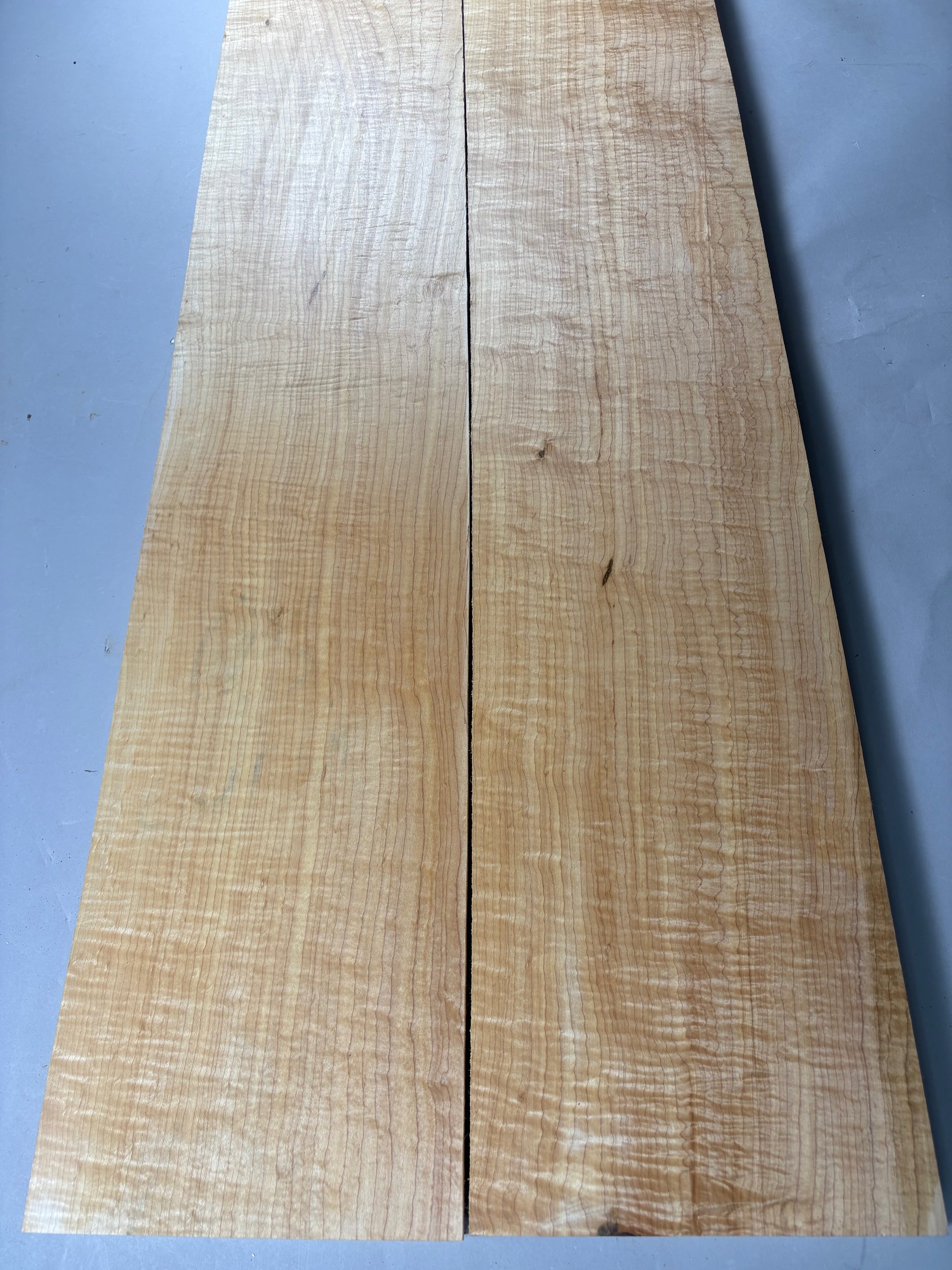 2- 4/4 Curly Maple Boards-44CM1015-$125 Includes Shipping