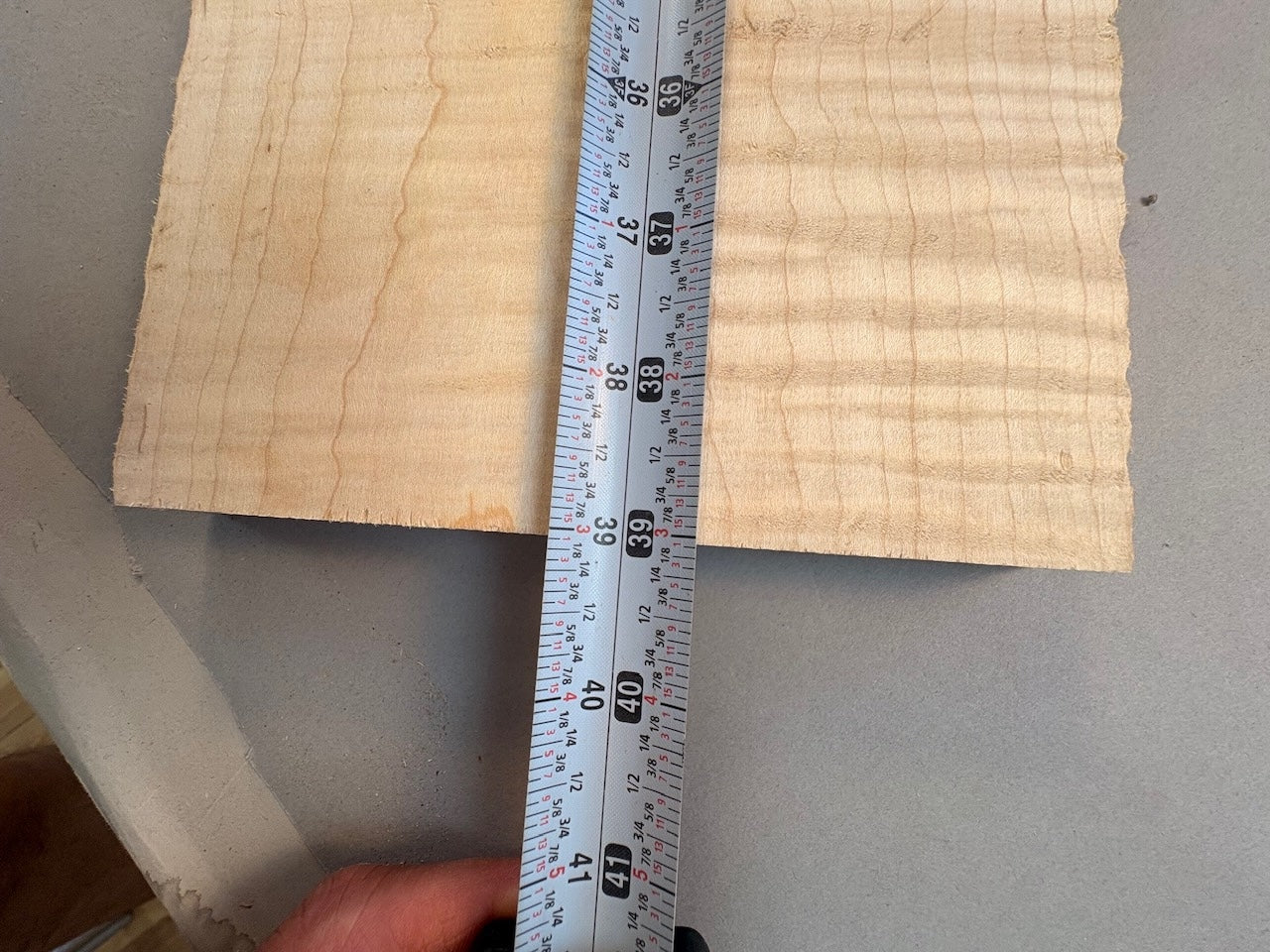4/4 Curly Maple Board-44CM1016-$60 Includes Shipping