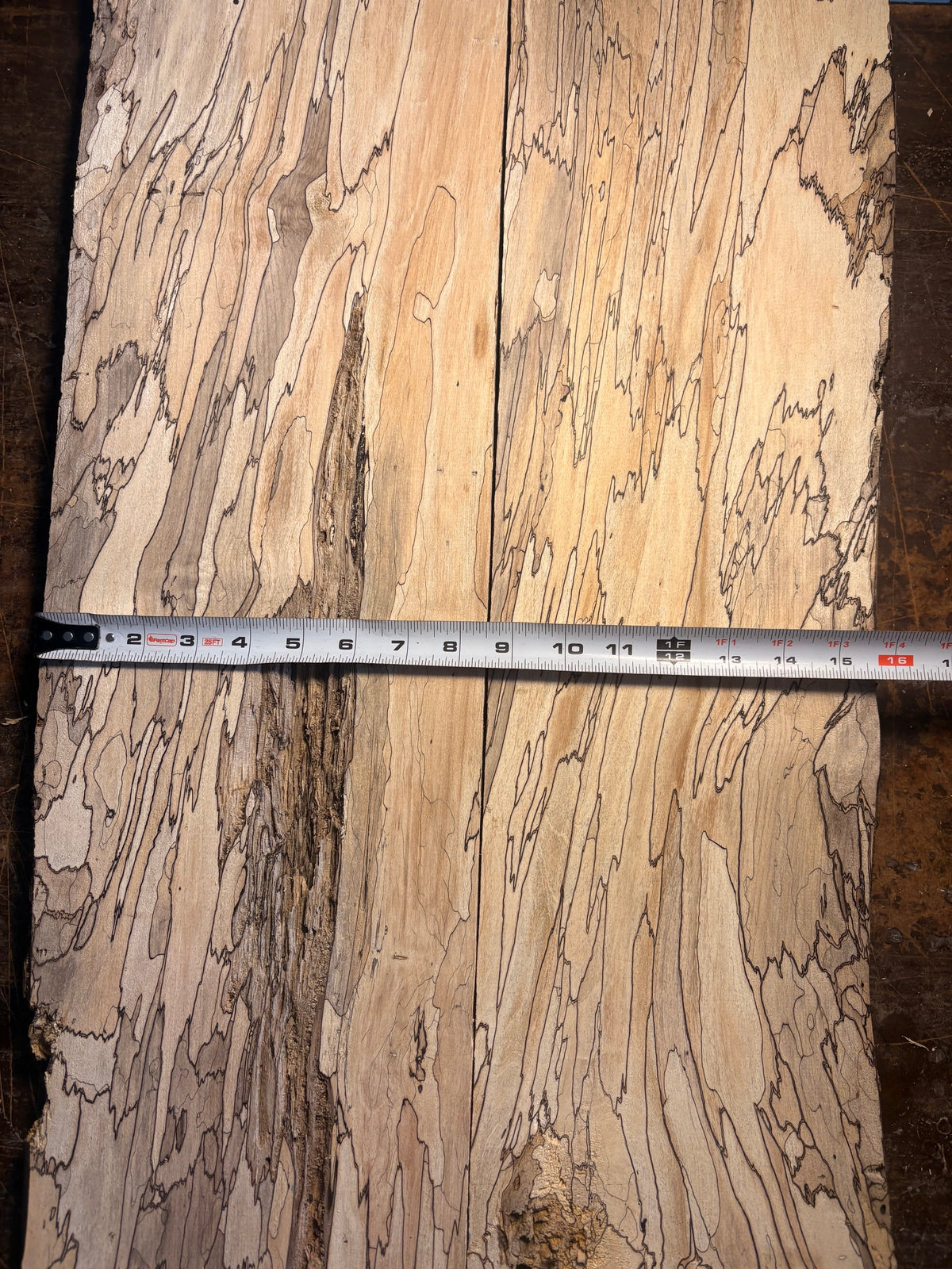 2-4/4 Spalted Maple Boards-44SPM1001-$80 Includes Shipping