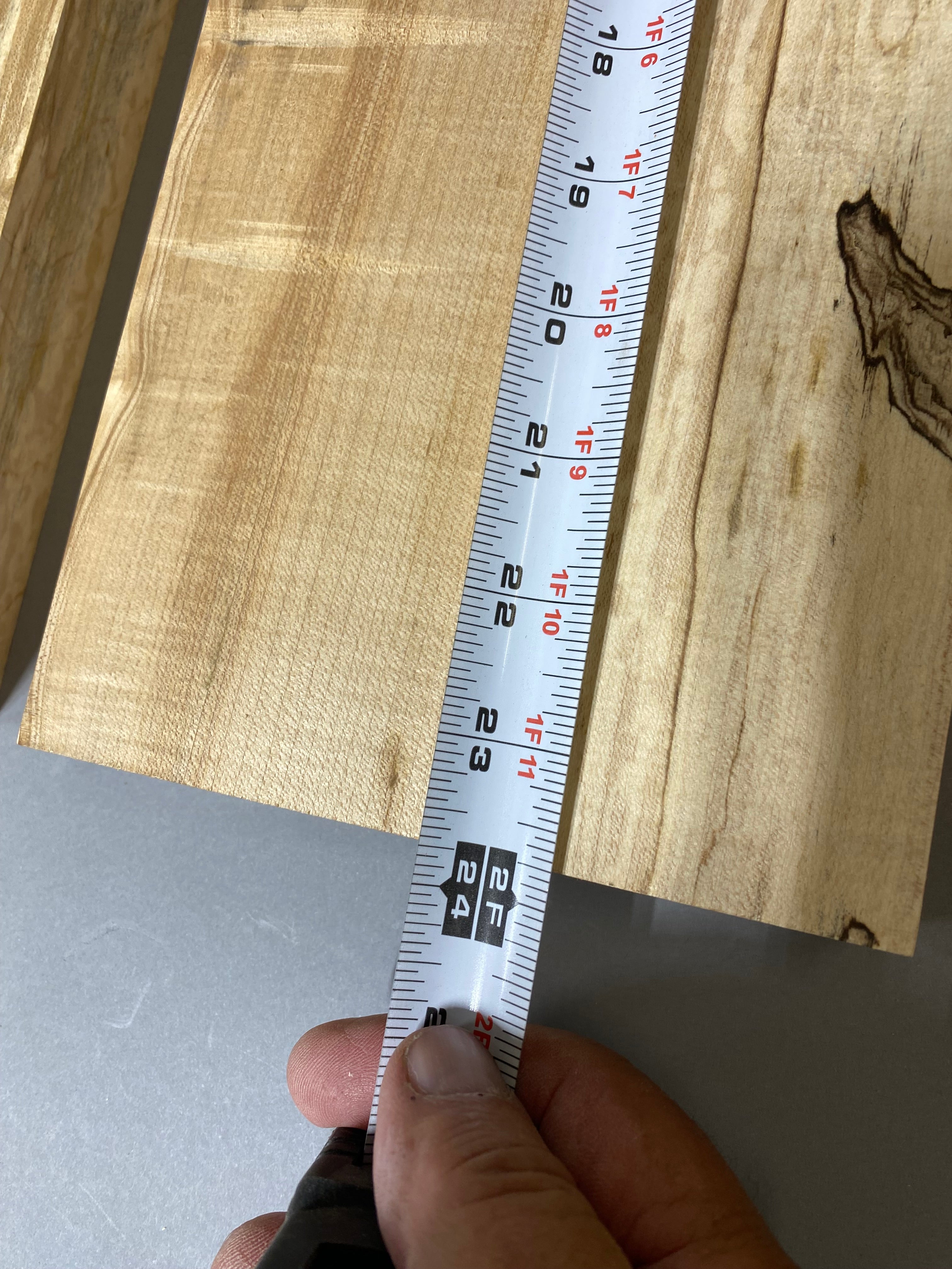 6/4 spalted hard maple large flat rate box