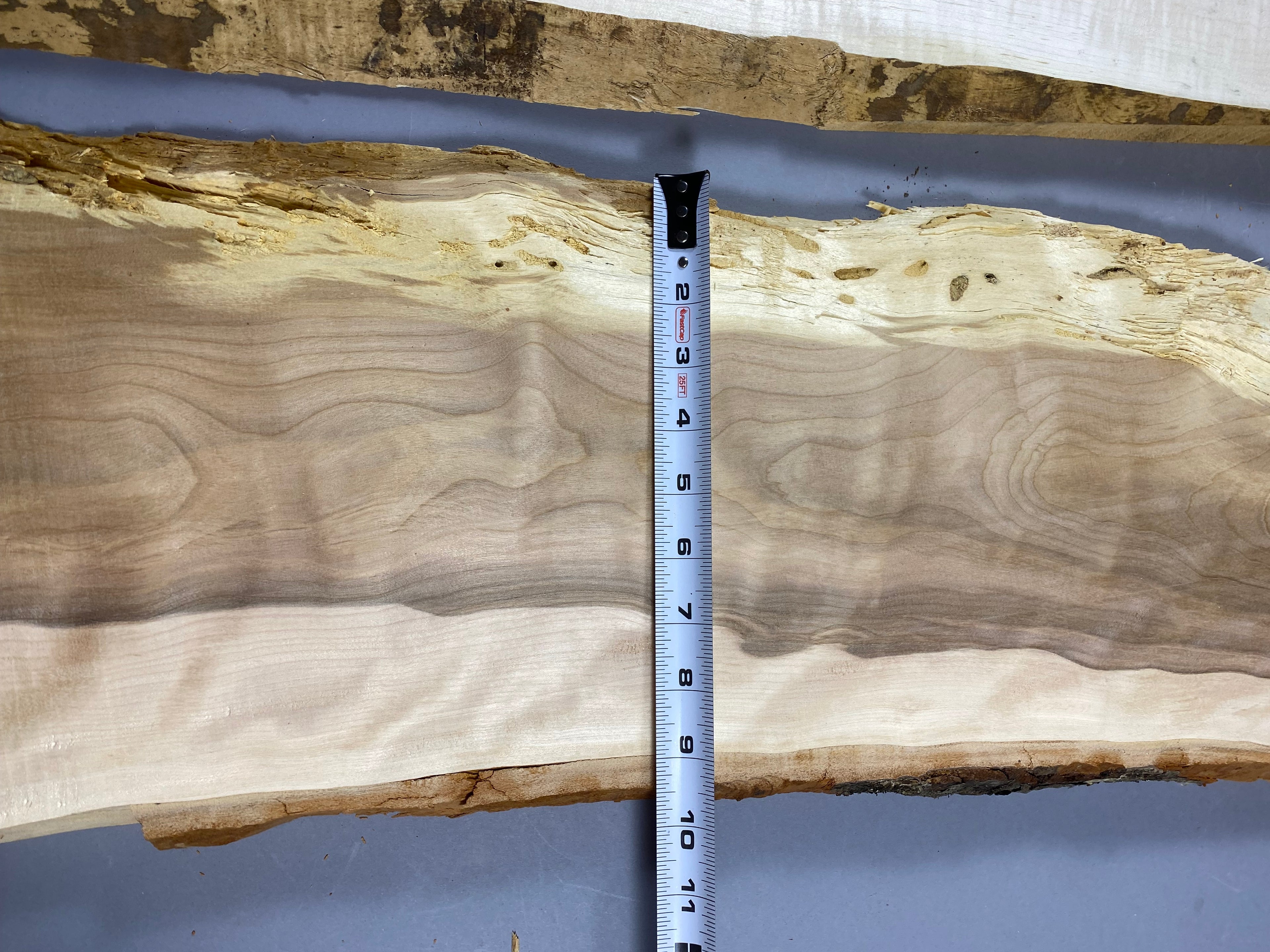 2 live edge charcuterie project boards