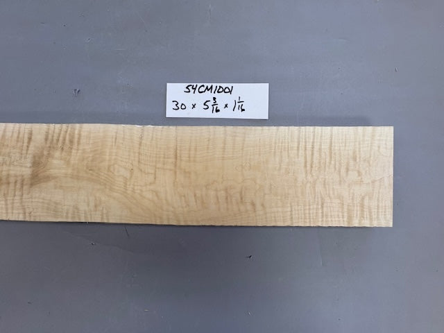 5/4 Curly Maple Guitar Neck Blank-54CM1001-$60 includes shipping