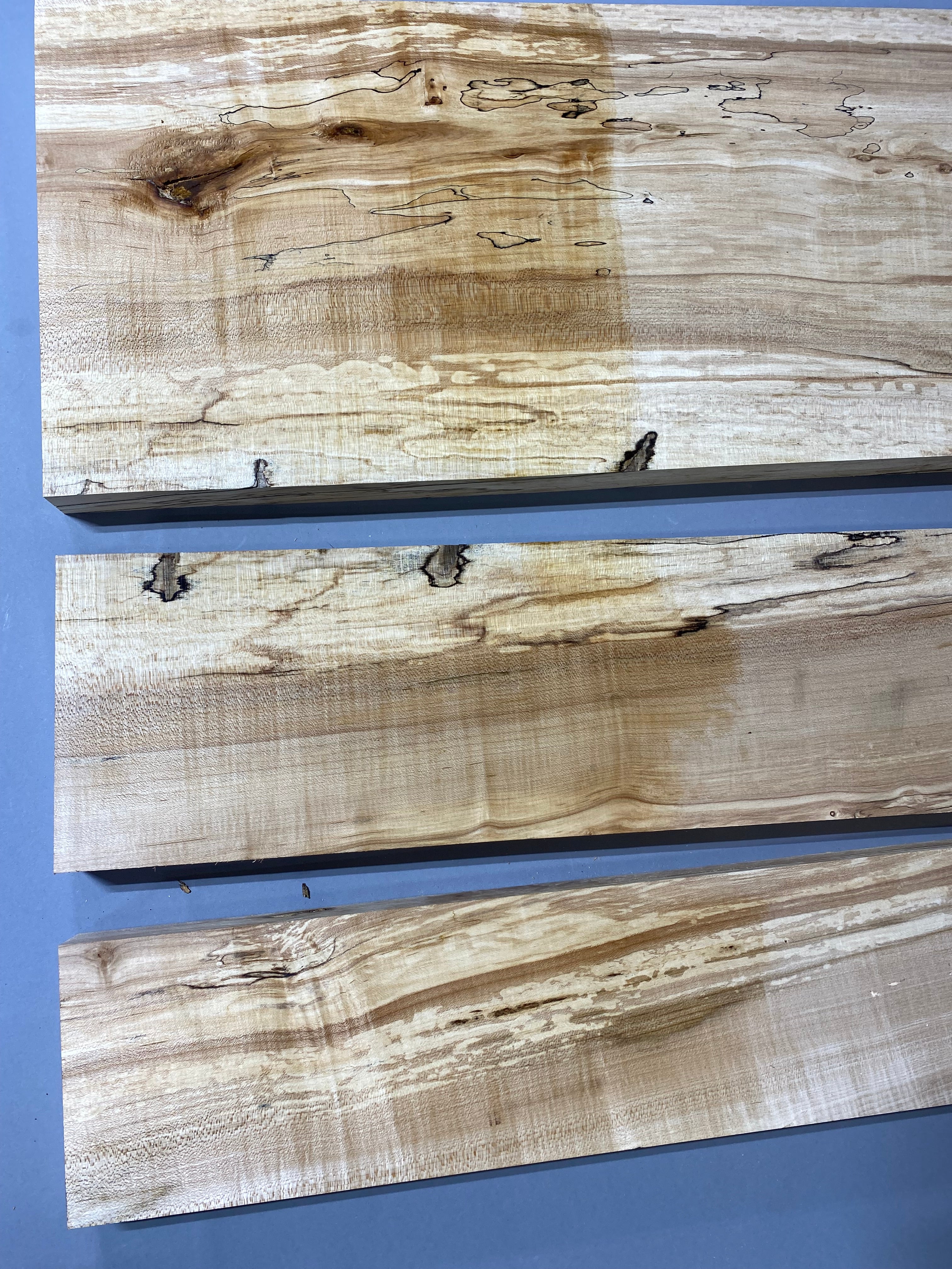 6/4 spalted hard maple large flat rate box