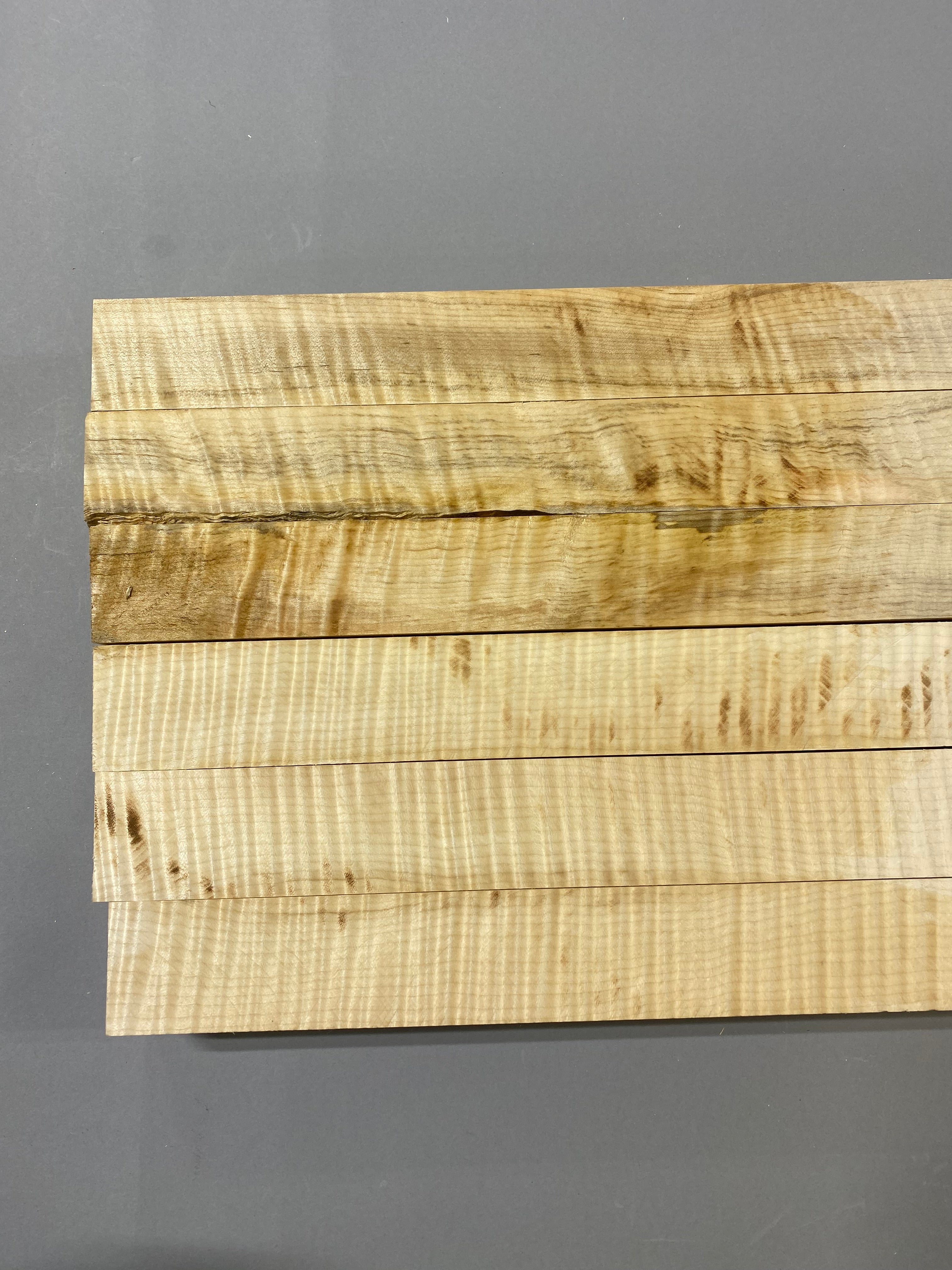 Curly maple turning blanks, great for pool cues