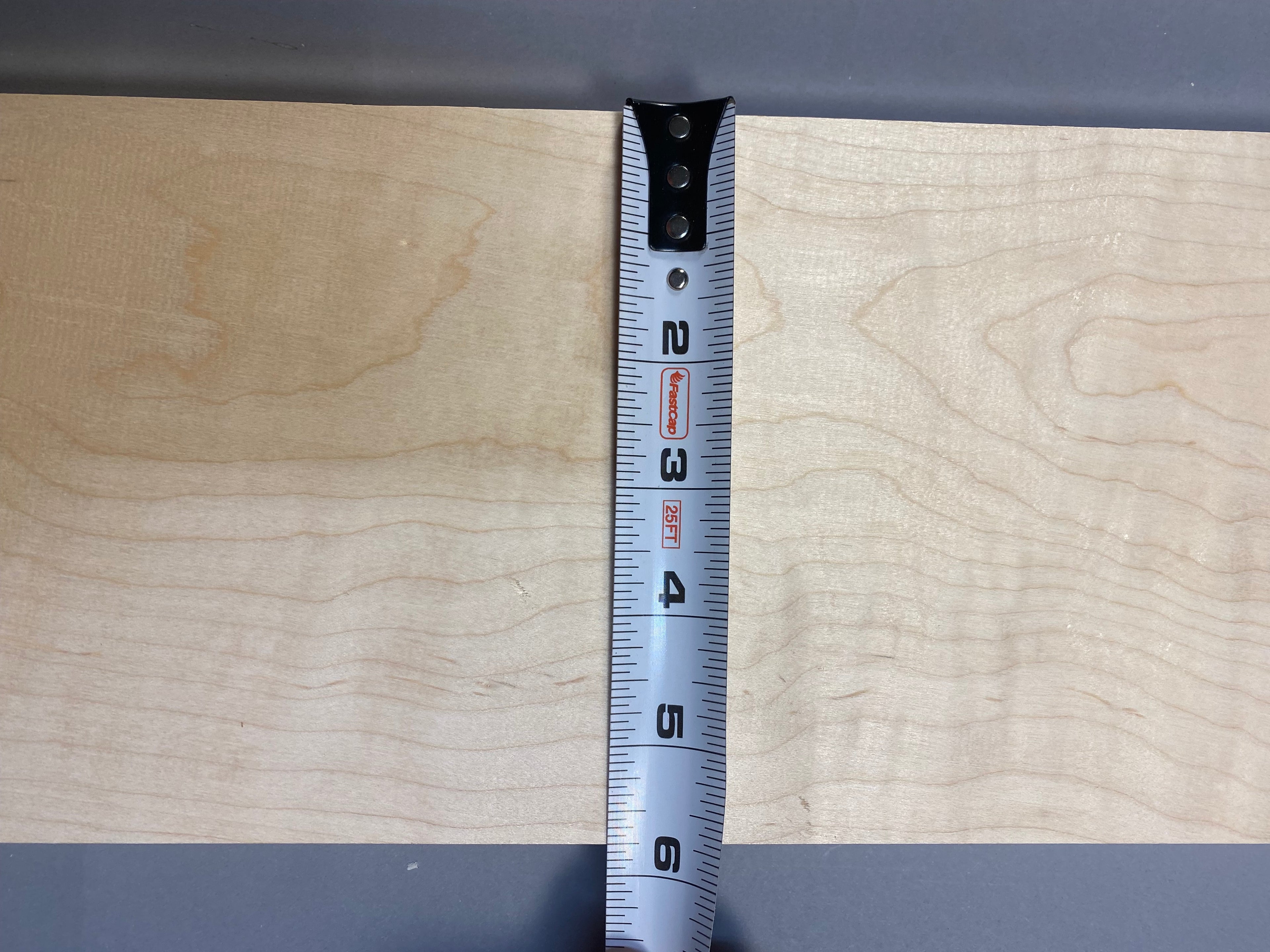 4/4 curly maple large flat rate game box