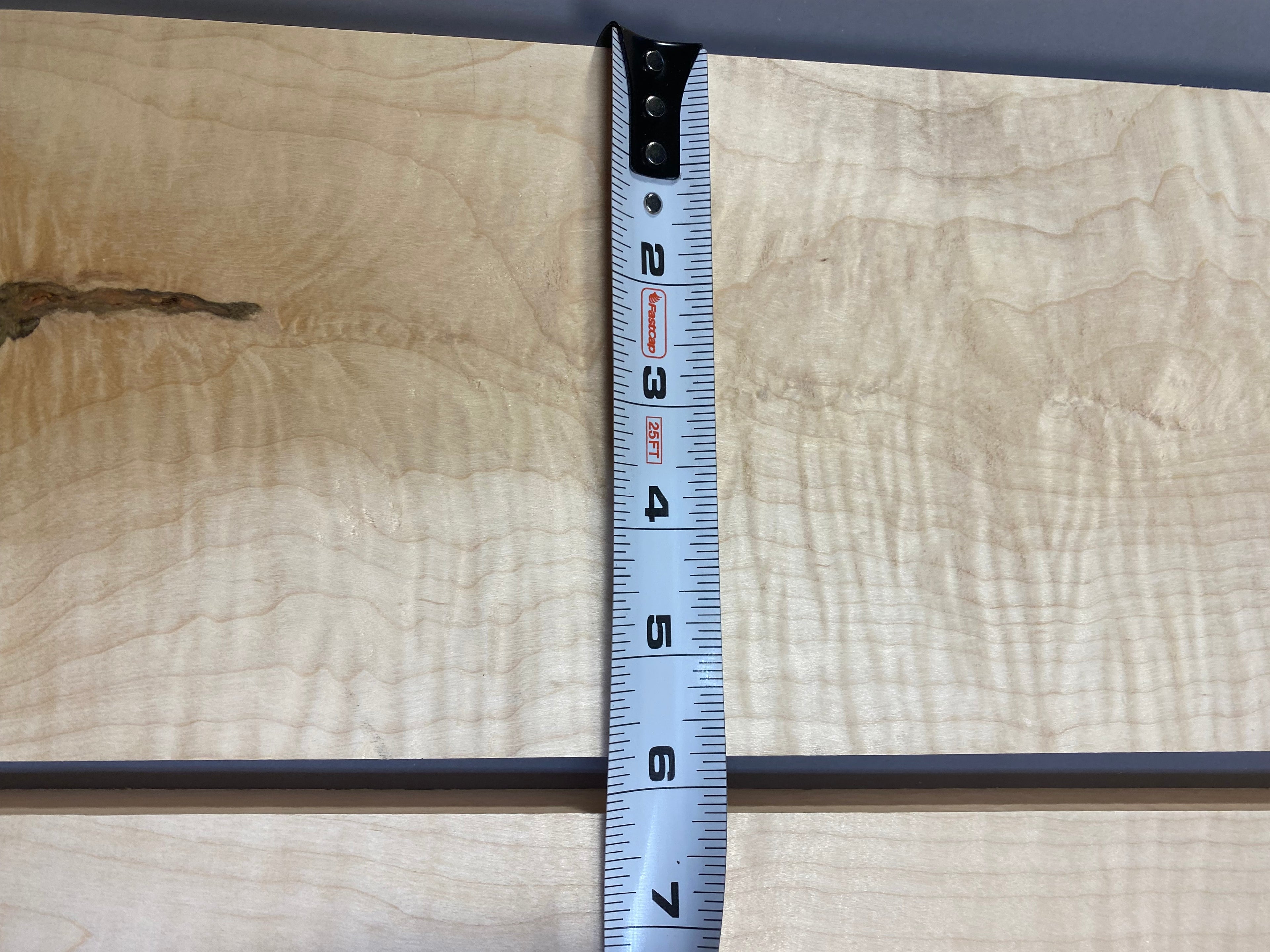 4/4 curly maple large flat rate game box