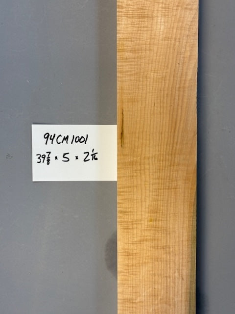 9/4 Curly hard maple-$100 includes shipping