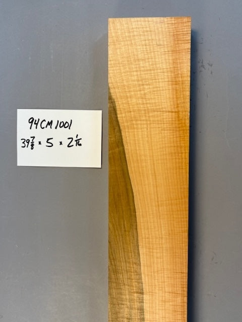 9/4 Curly hard maple-$100 includes shipping