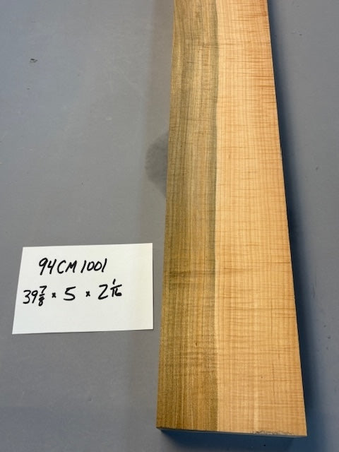 9/4 Curly hard maple-$100 includes shipping