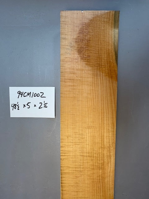 9/4 Curly hard maple-$160 includes shipping