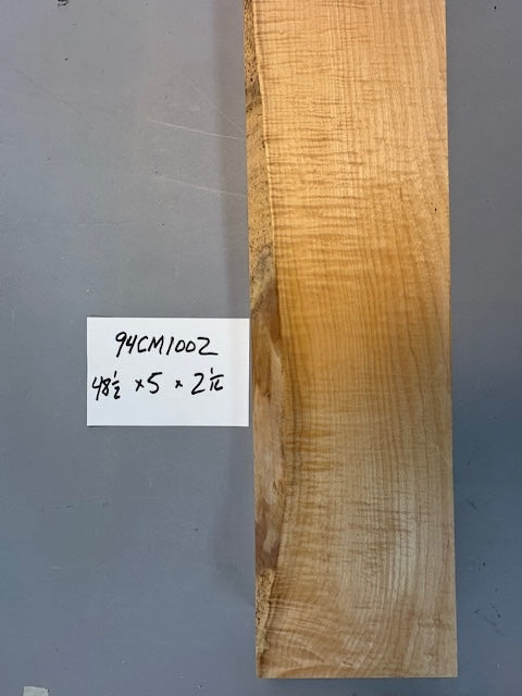 9/4 Curly hard maple-$160 includes shipping