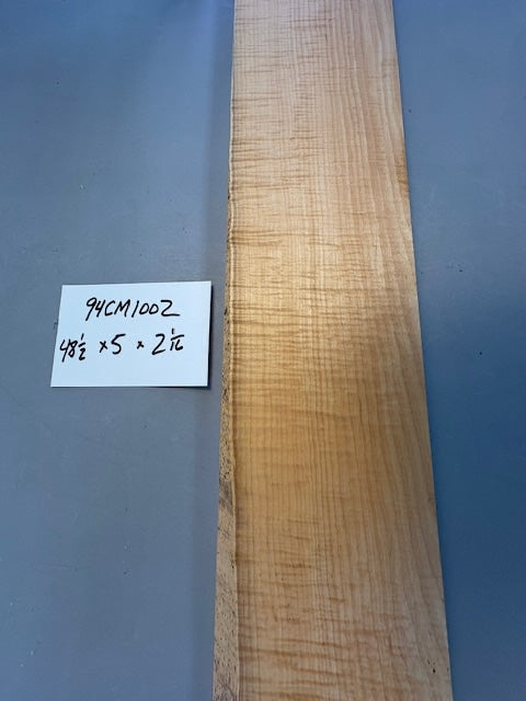 9/4 Curly hard maple-$160 includes shipping
