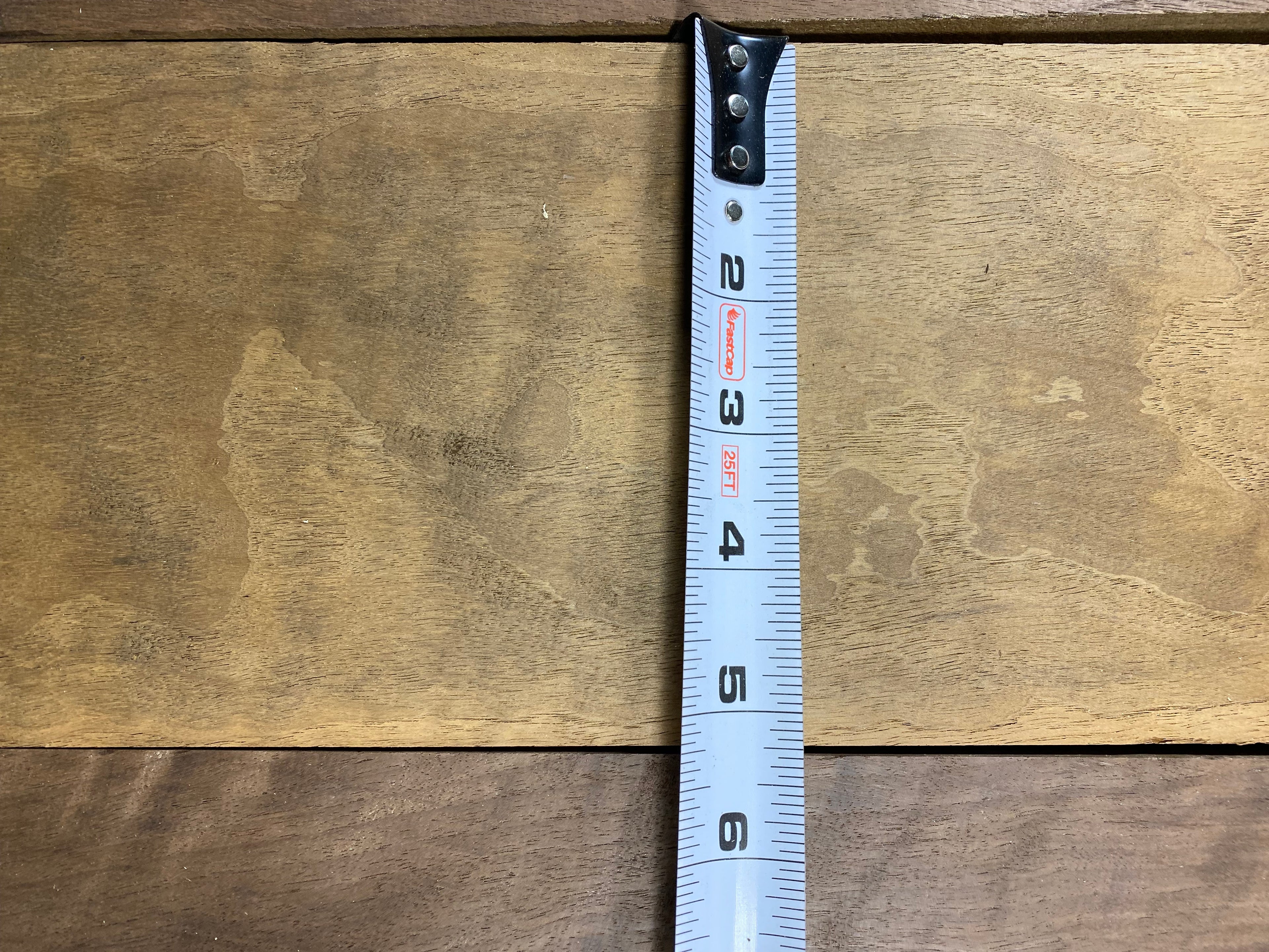 4/4 Roasted curly walnut large flat rate box