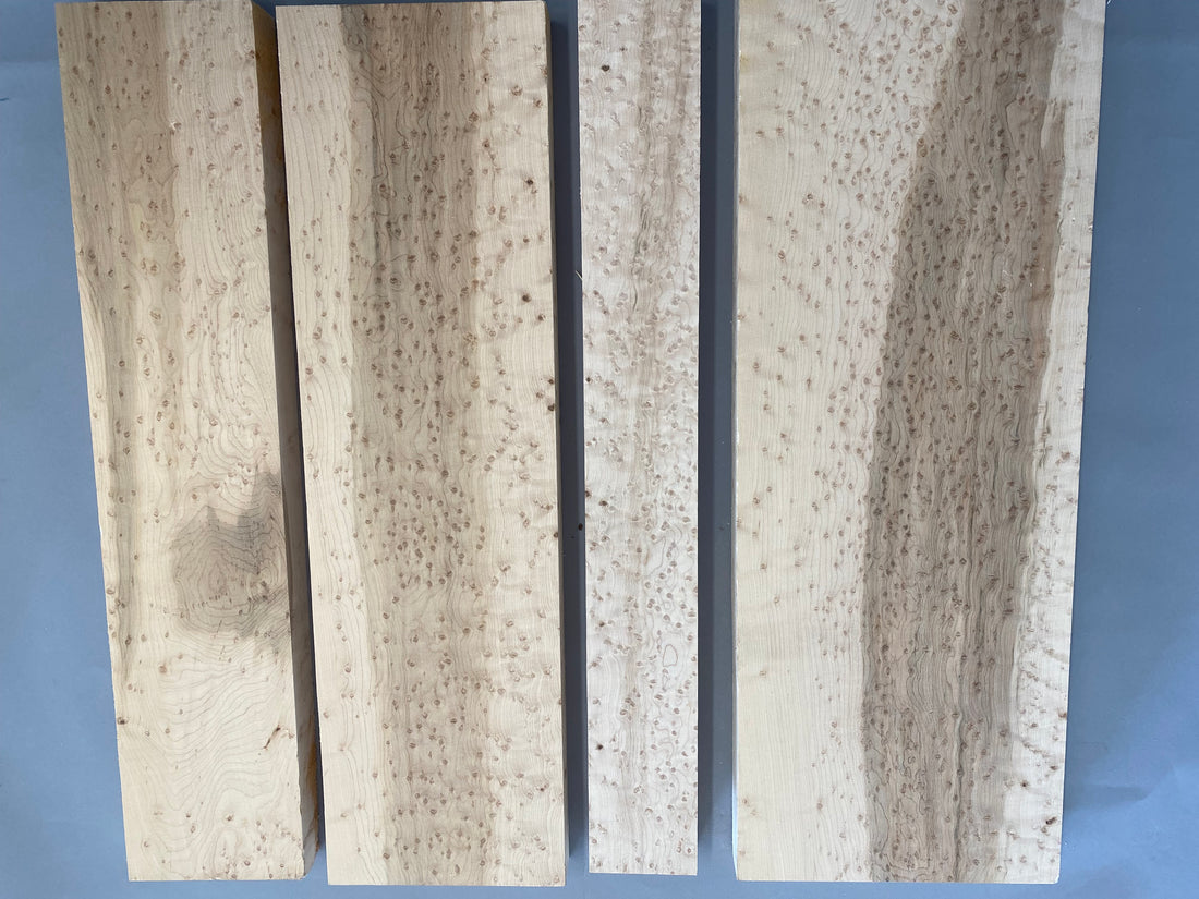 6/4 prime birdseye maple. Large flat rate box