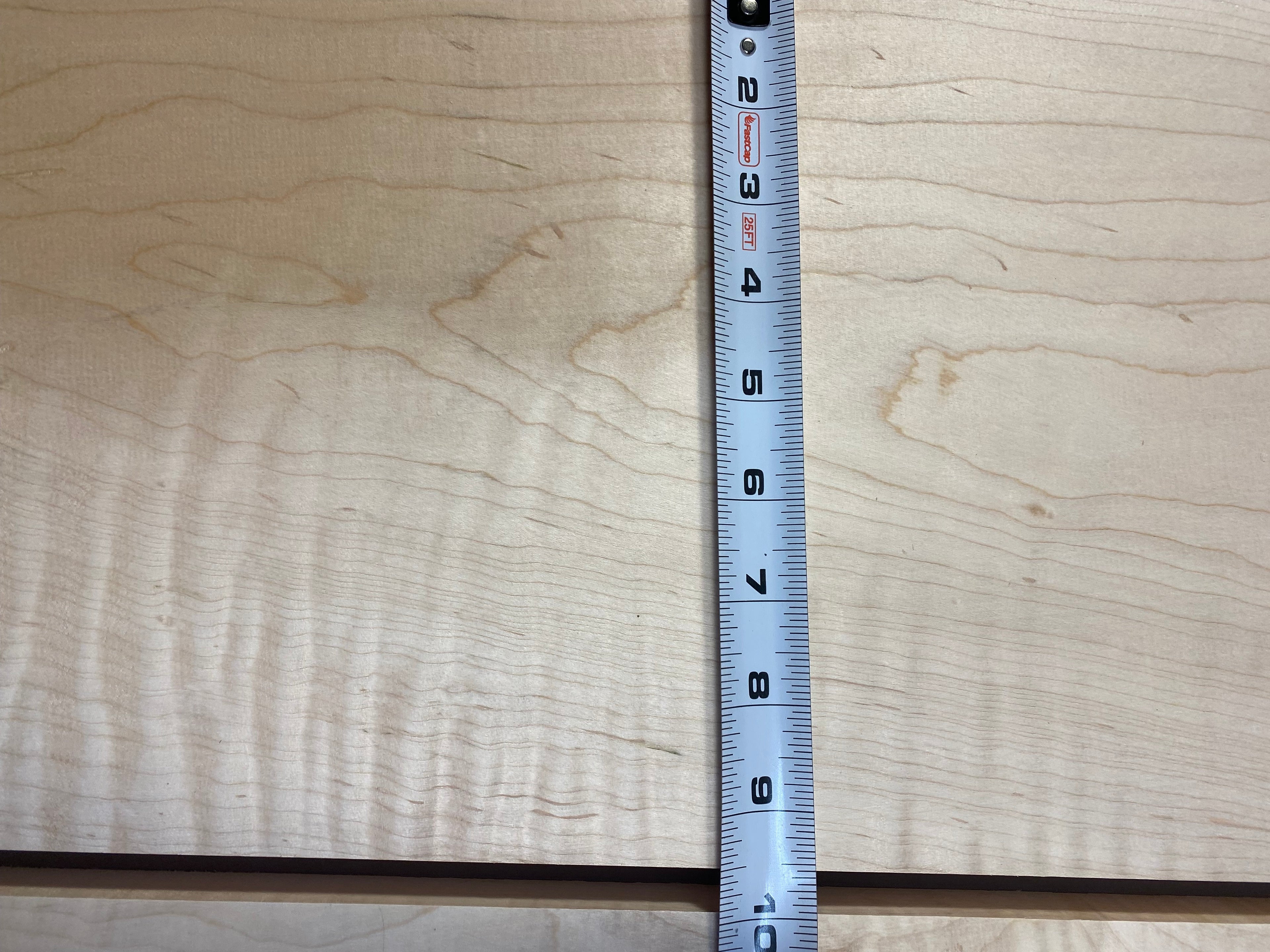 4/4 curly maple large flat rate game box