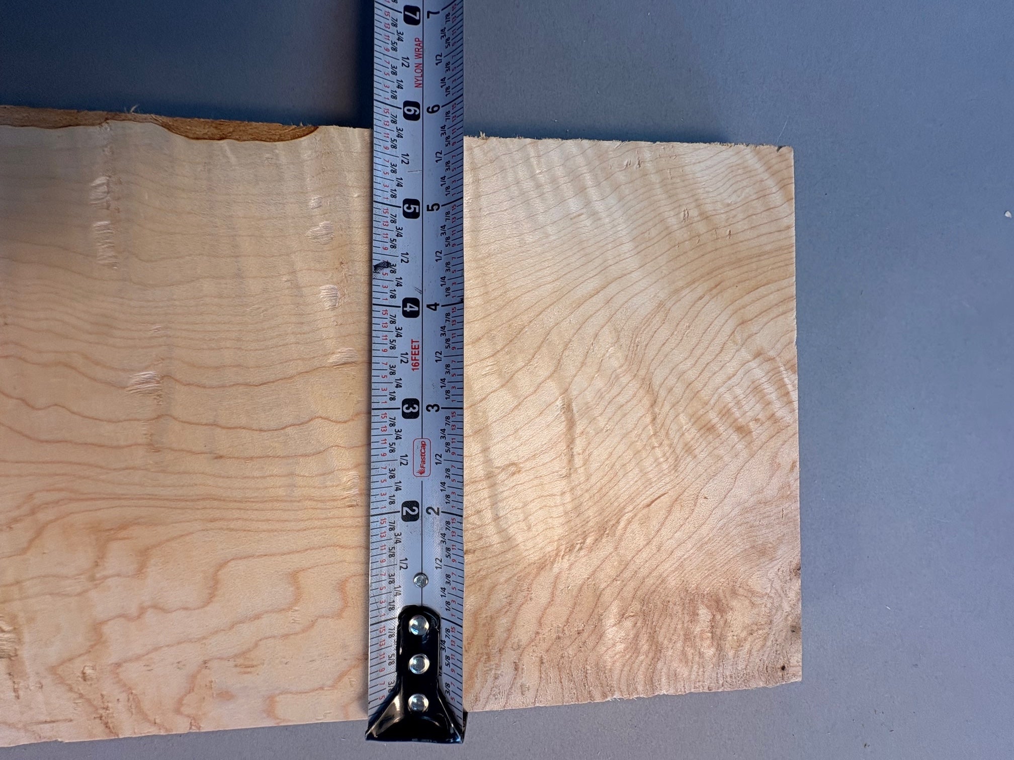 4/4 Curly Hard Maple Board-CM8-$40 includes shipping