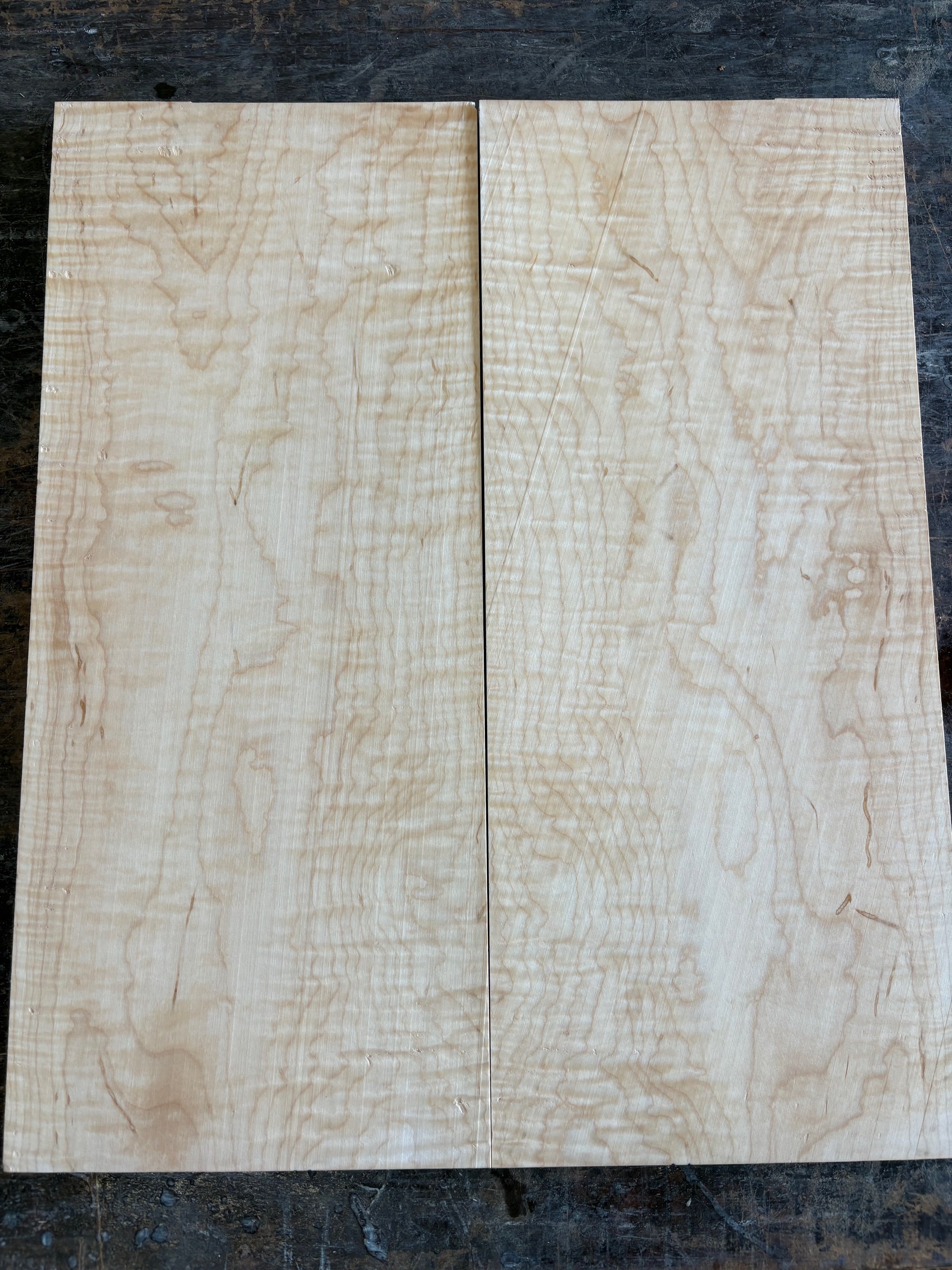 Curly maple carve top-CMCT1005-$125 Includes Shipping