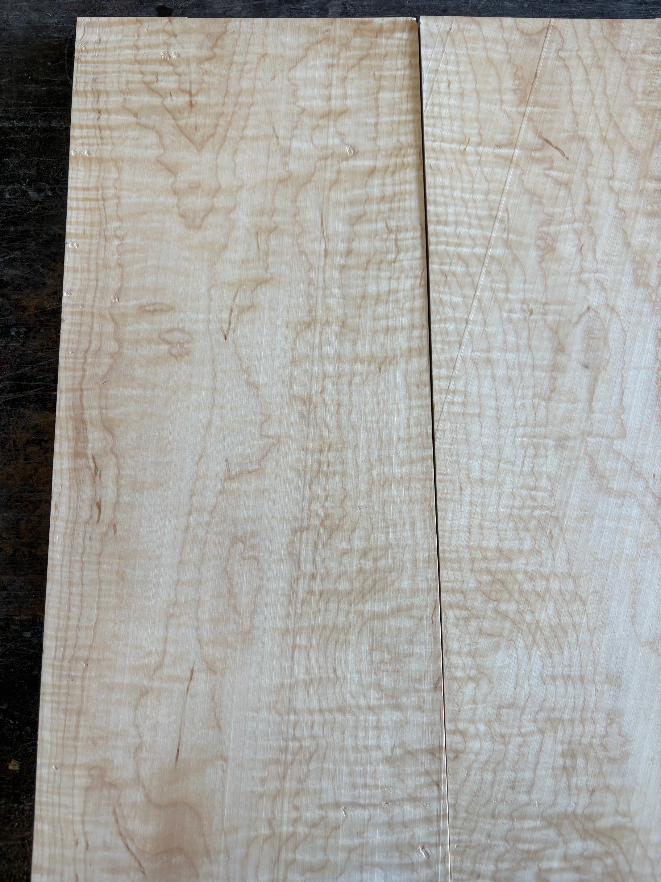 Curly maple carve top-CMCT1005-$125 Includes Shipping
