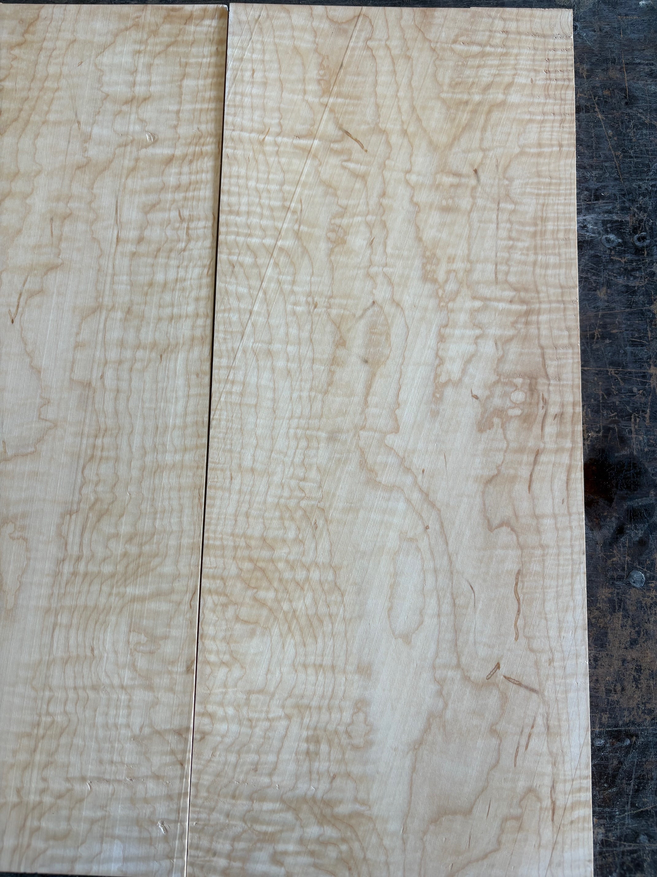Curly maple carve top-CMCT1005-$125 Includes Shipping