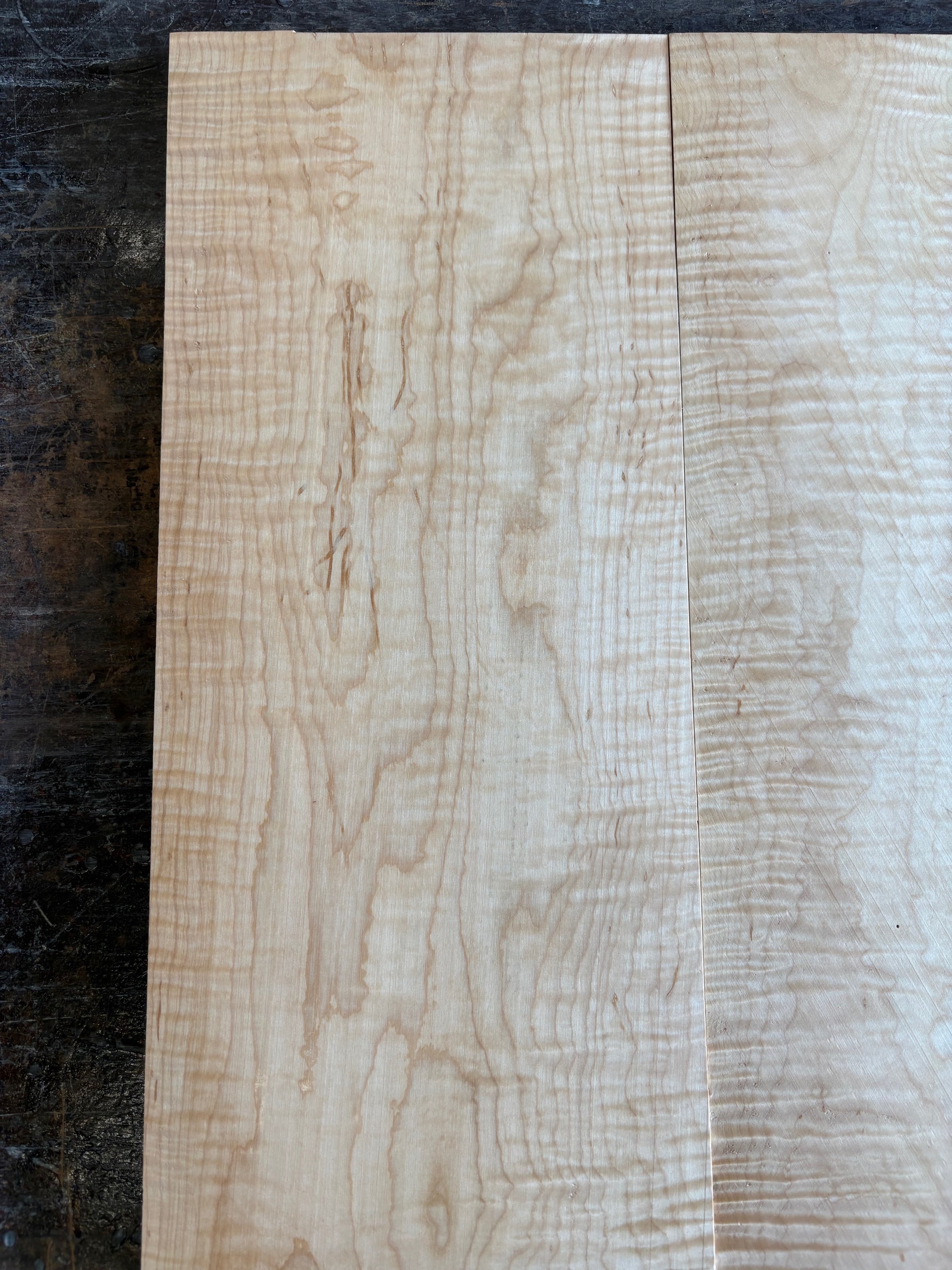 Curly maple carve top-CMCT1005-$125 Includes Shipping