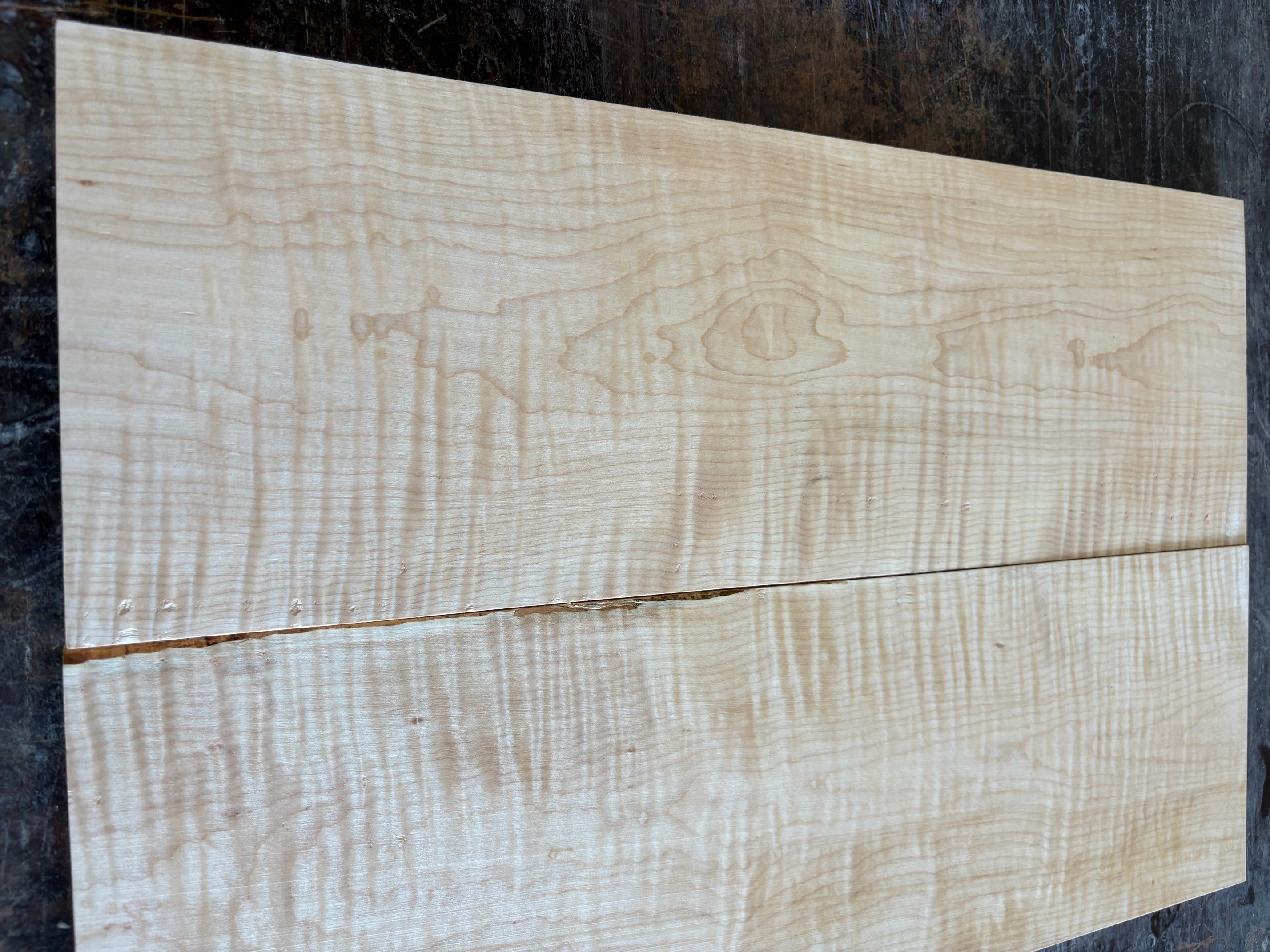 Curly Maple Carve Top-CMCT1006-$125 Includes Shipping