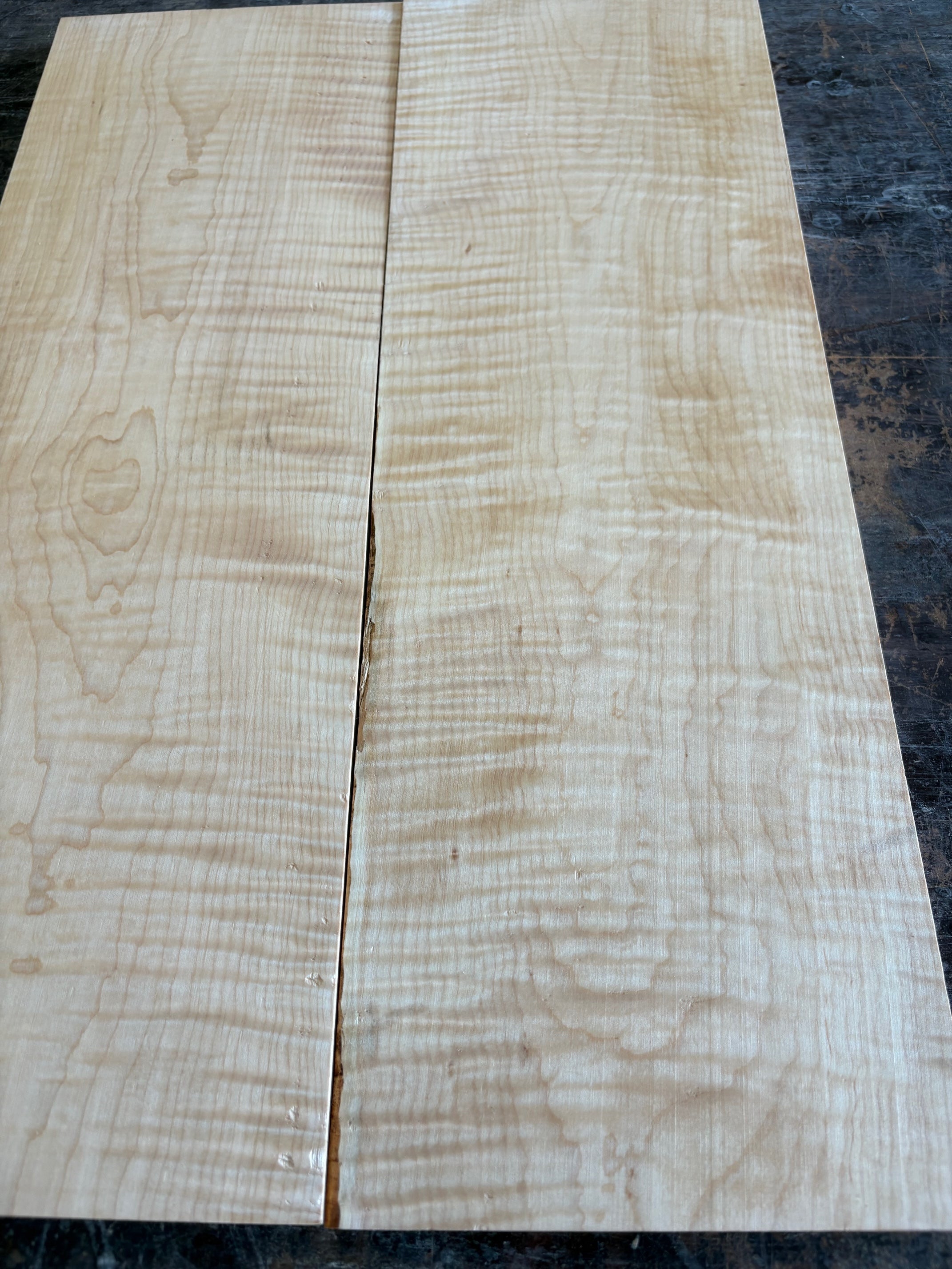 Curly Maple Carve Top-CMCT1006-$125 Includes Shipping
