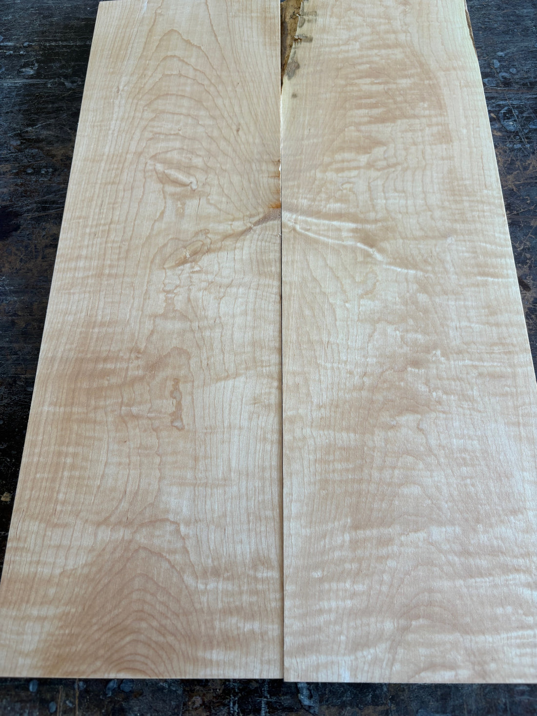 Curly Maple Carve Top-CMCT1007-$125 Includes Shipping