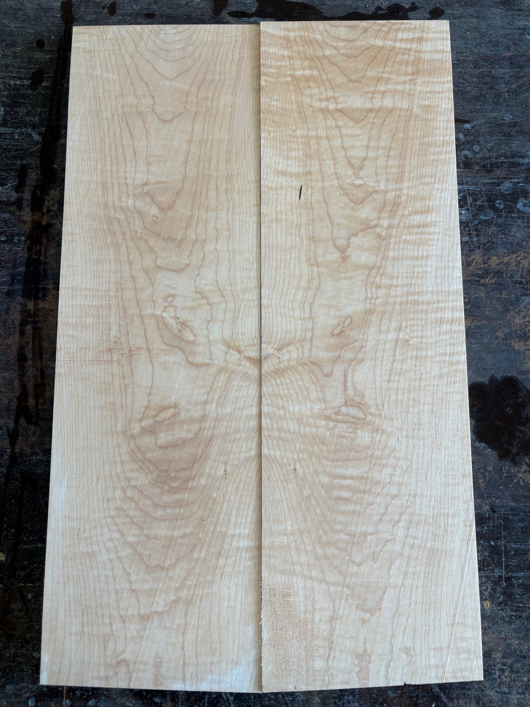 Curly Maple Carve Top-CMCT1007-$125 Includes Shipping