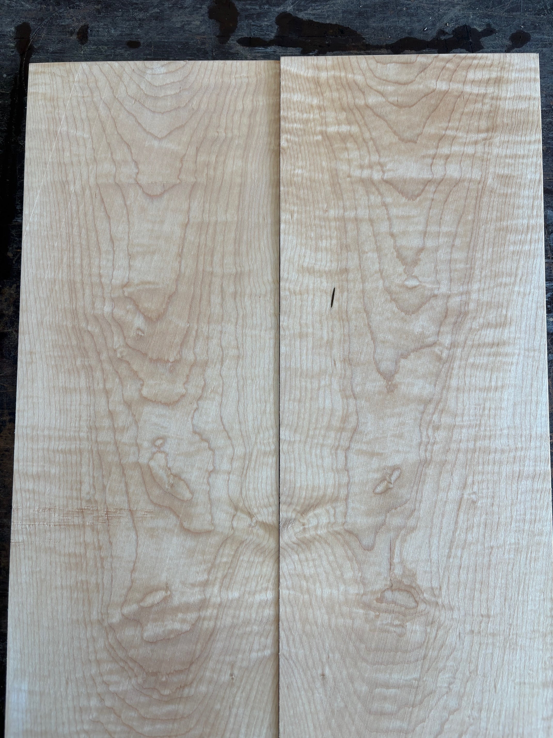 Curly Maple Carve Top-CMCT1007-$125 Includes Shipping