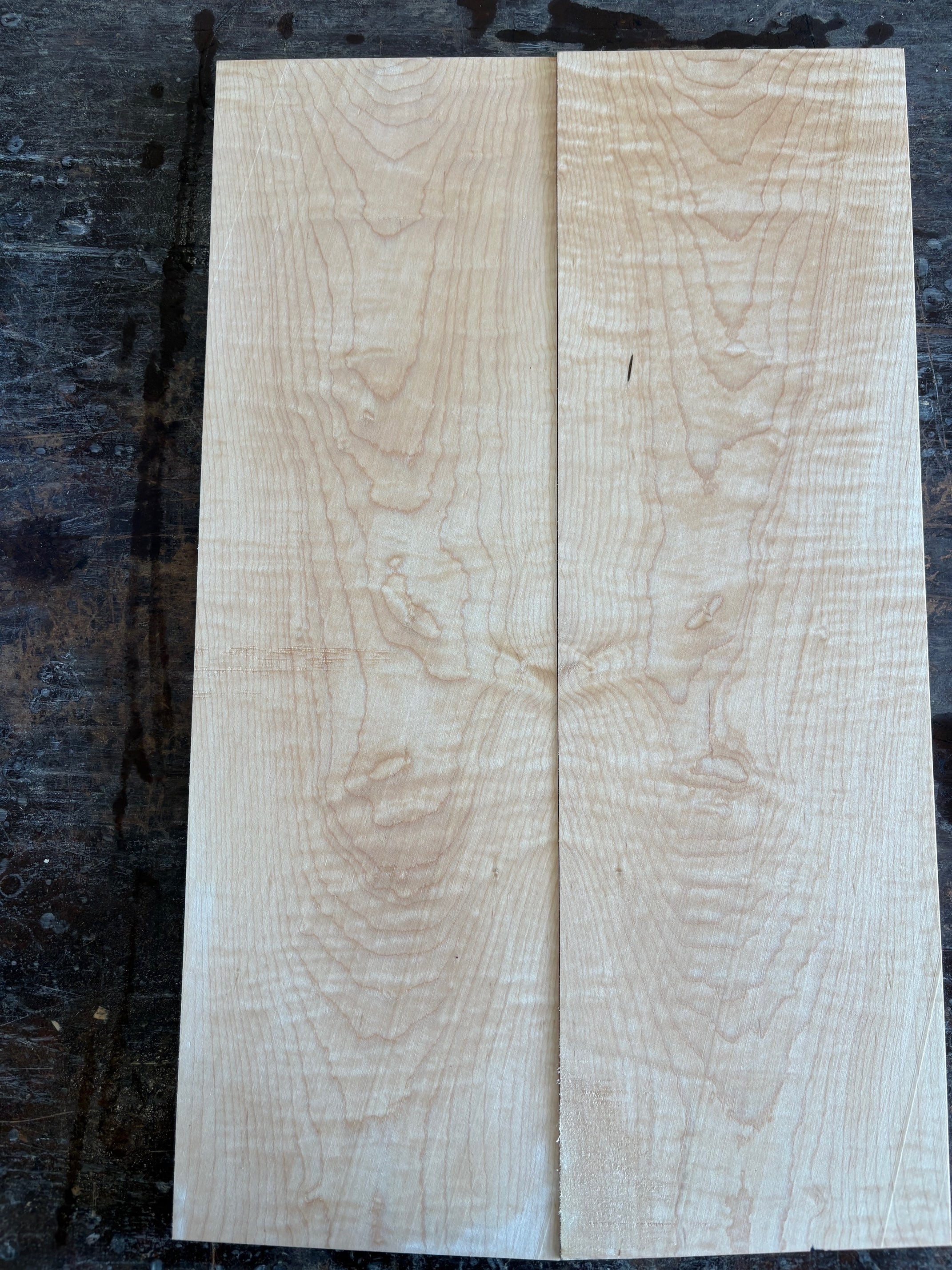 Curly Maple Carve Top-CMCT1007-$125 Includes Shipping