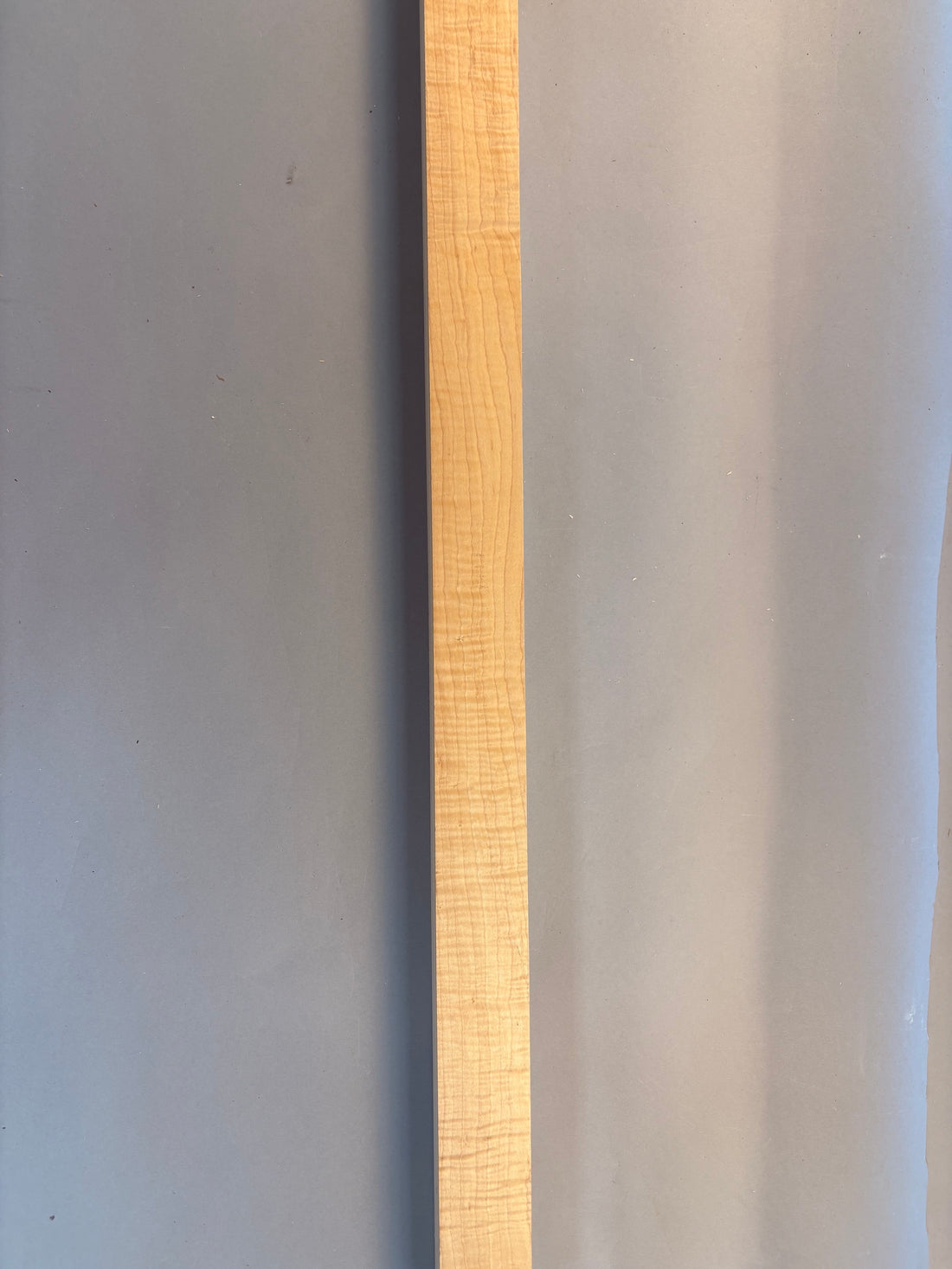 long curly soft maple turning blank with heavy consistent curl