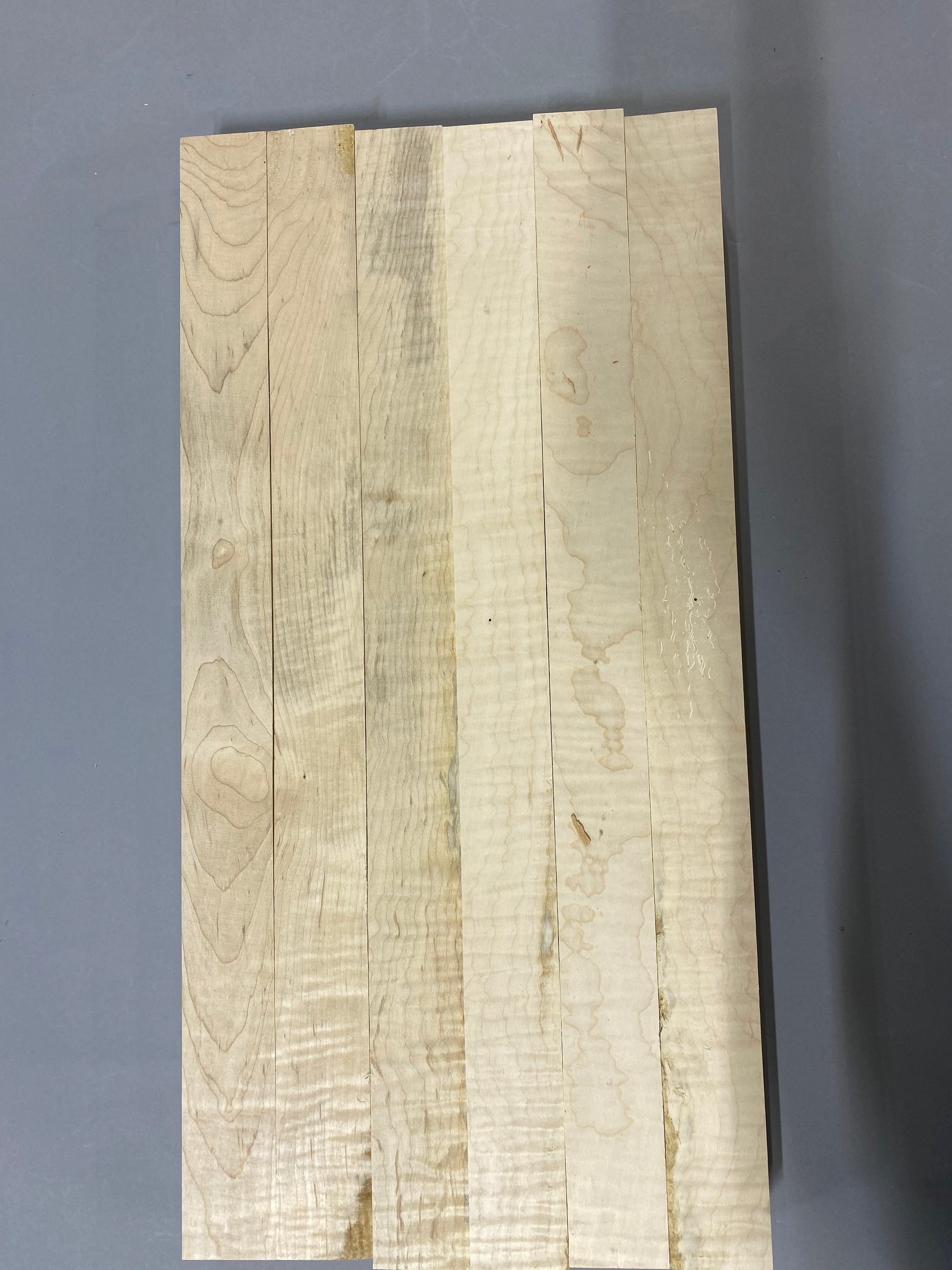 Curly maple turning blanks, great for pool cues