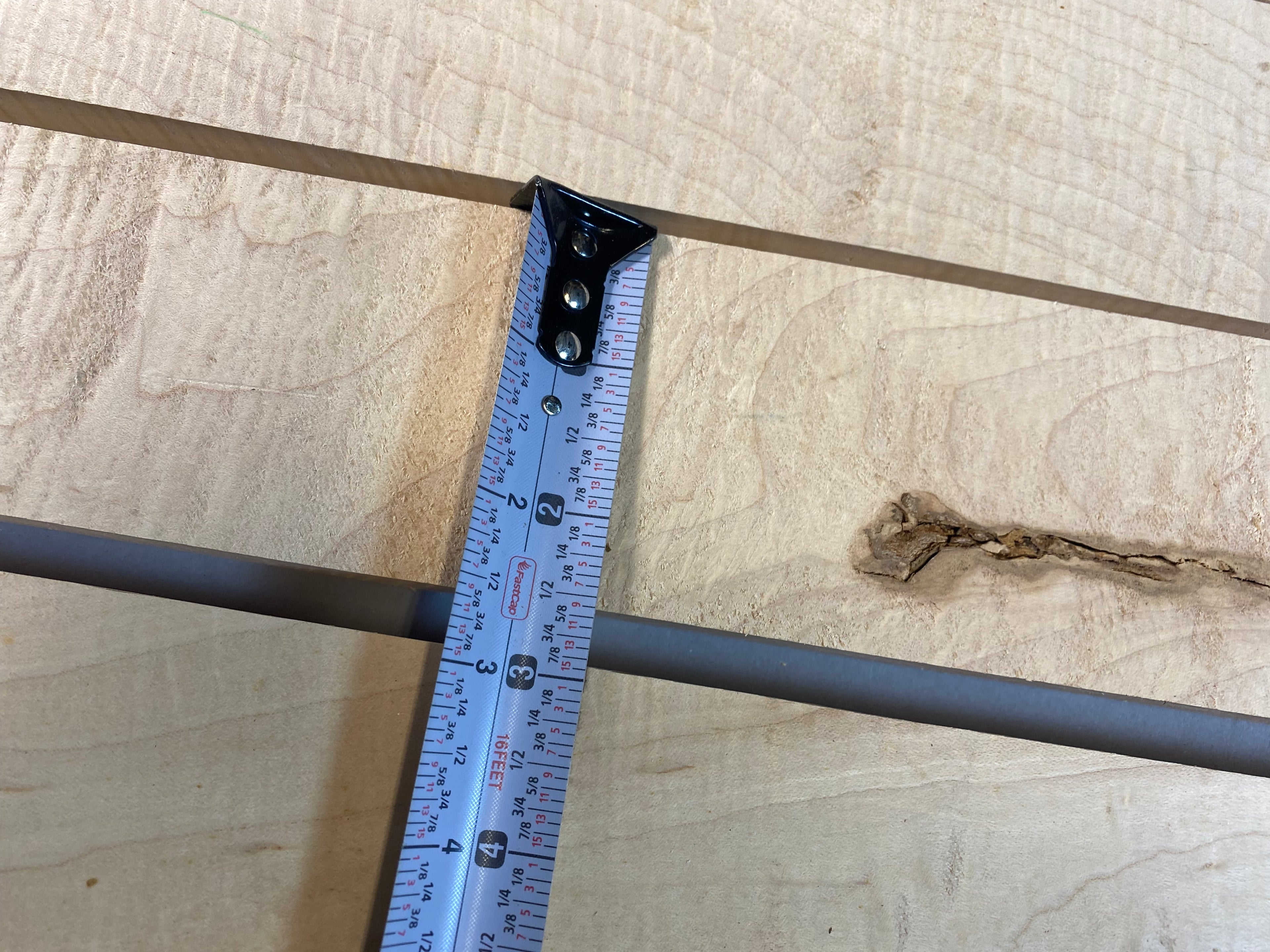4/4 curly maple large flat rate box