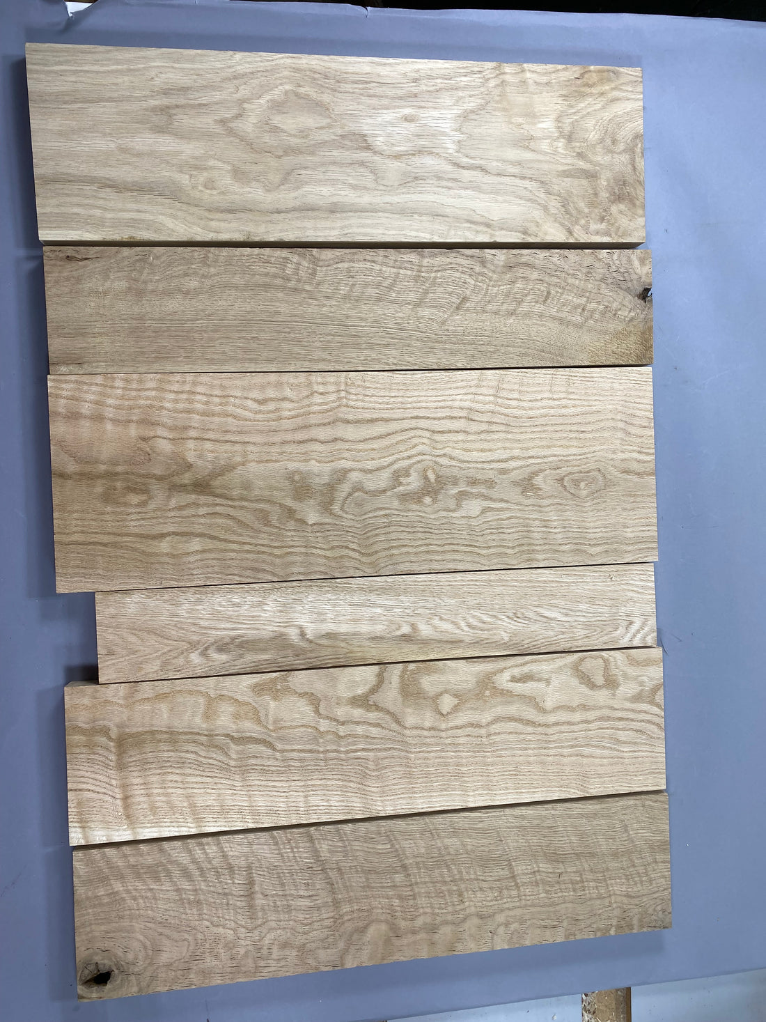 4/4 curly white oak large flat rate box