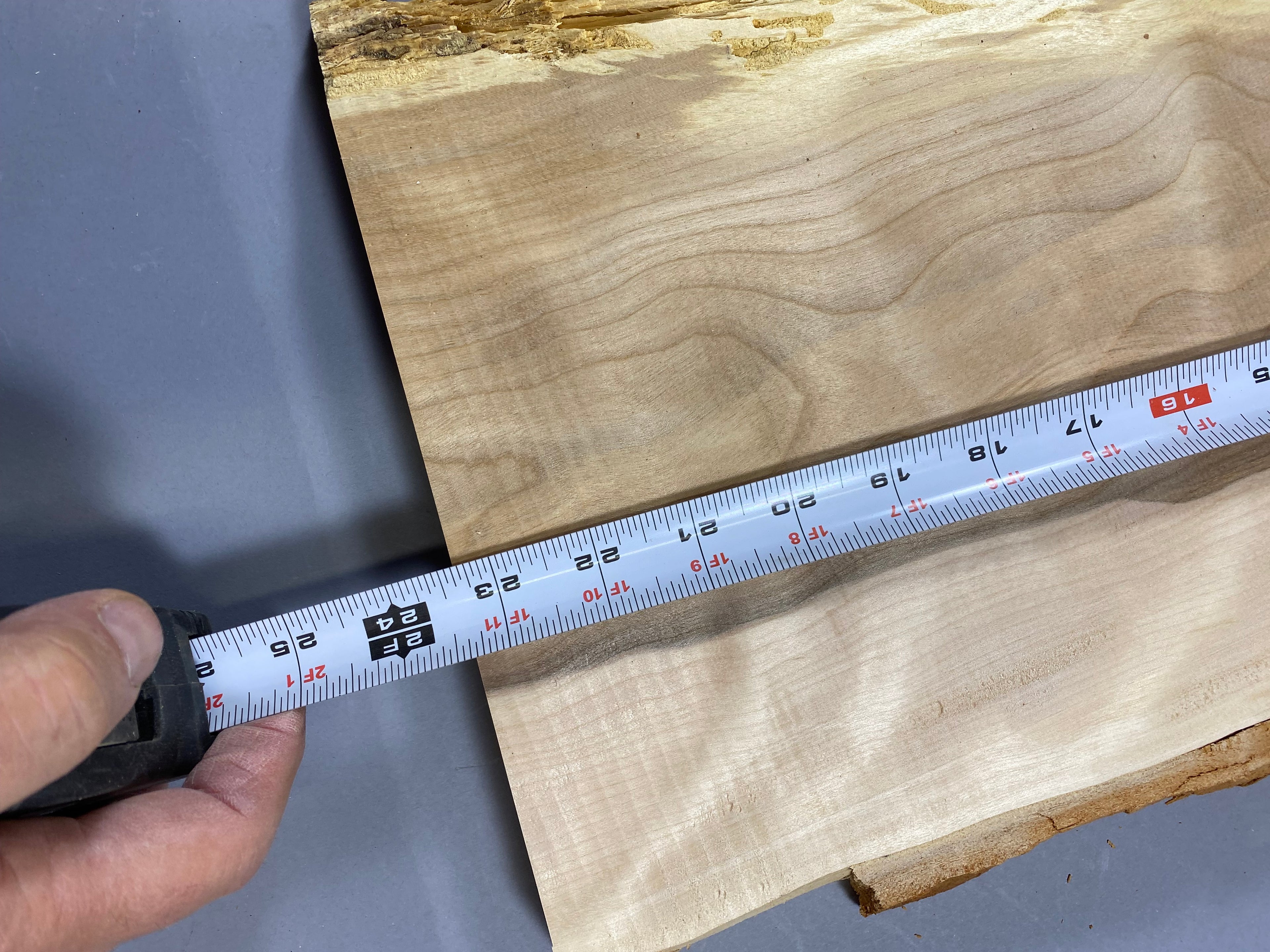 2 live edge charcuterie project boards