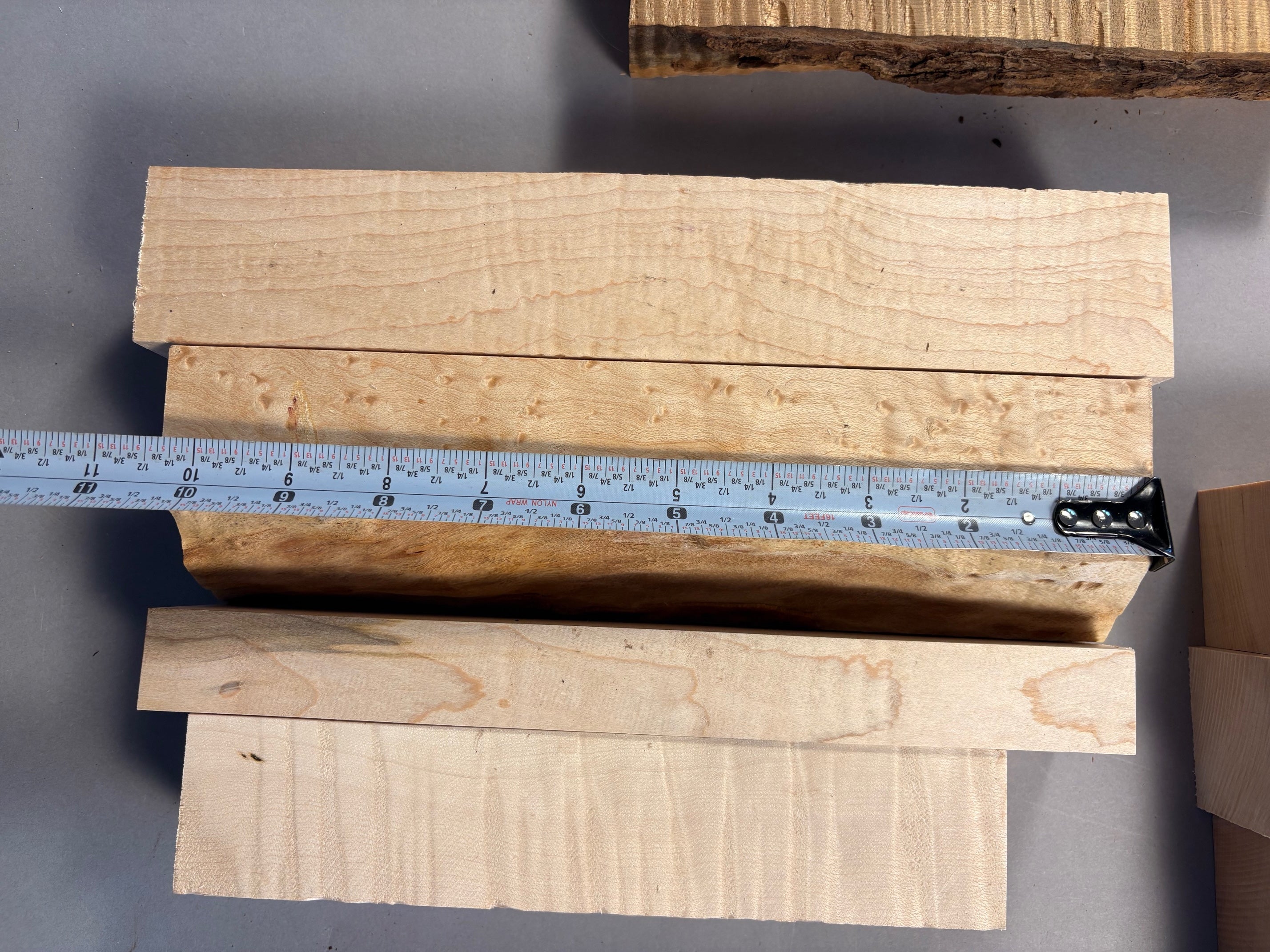 Box of Figured Hardwood Cutoffs-Cutoff1-$35