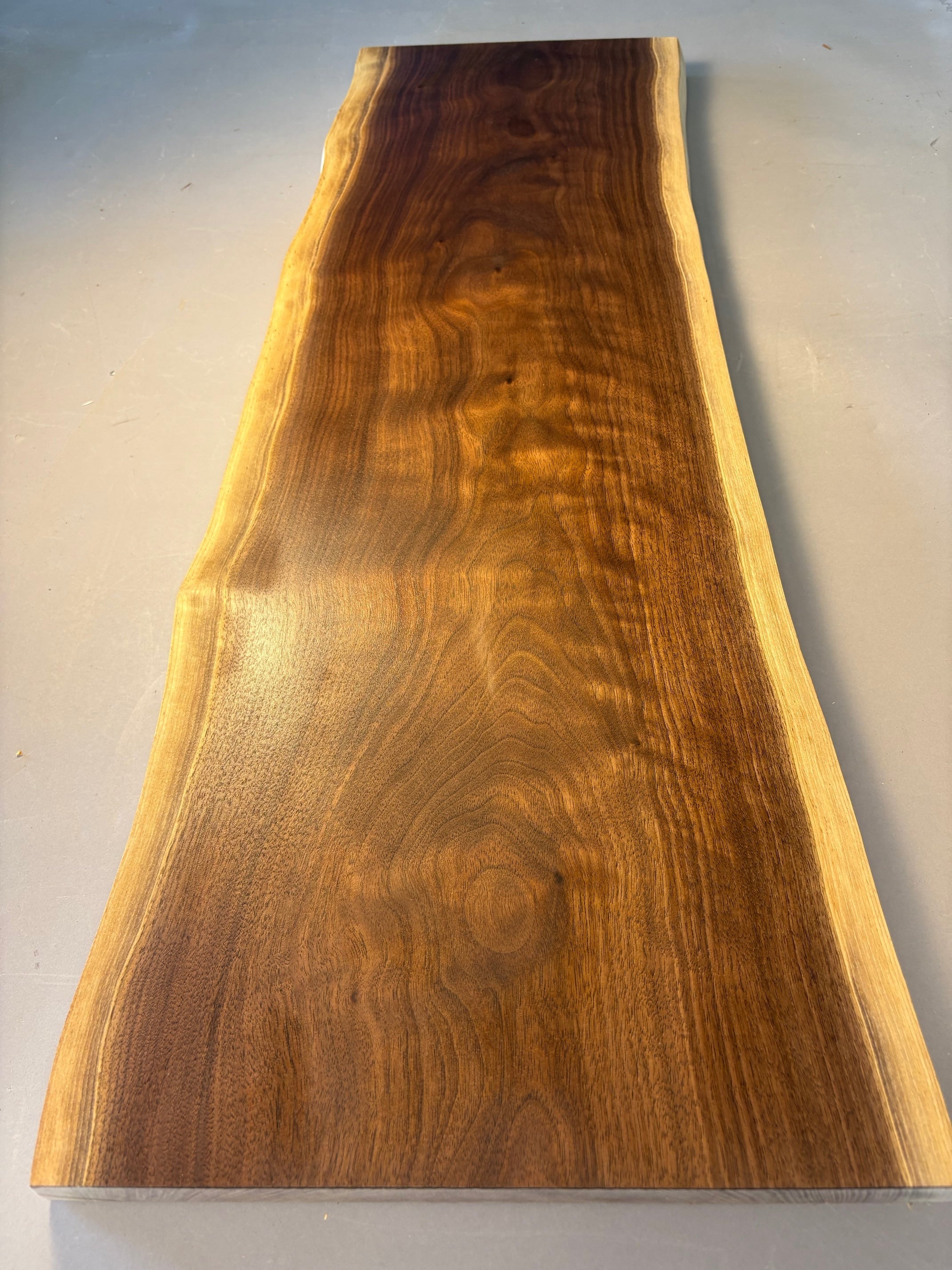 Curly Walnut Charcuterie Board Blank-WCB1003-$90 Includes Shipping
