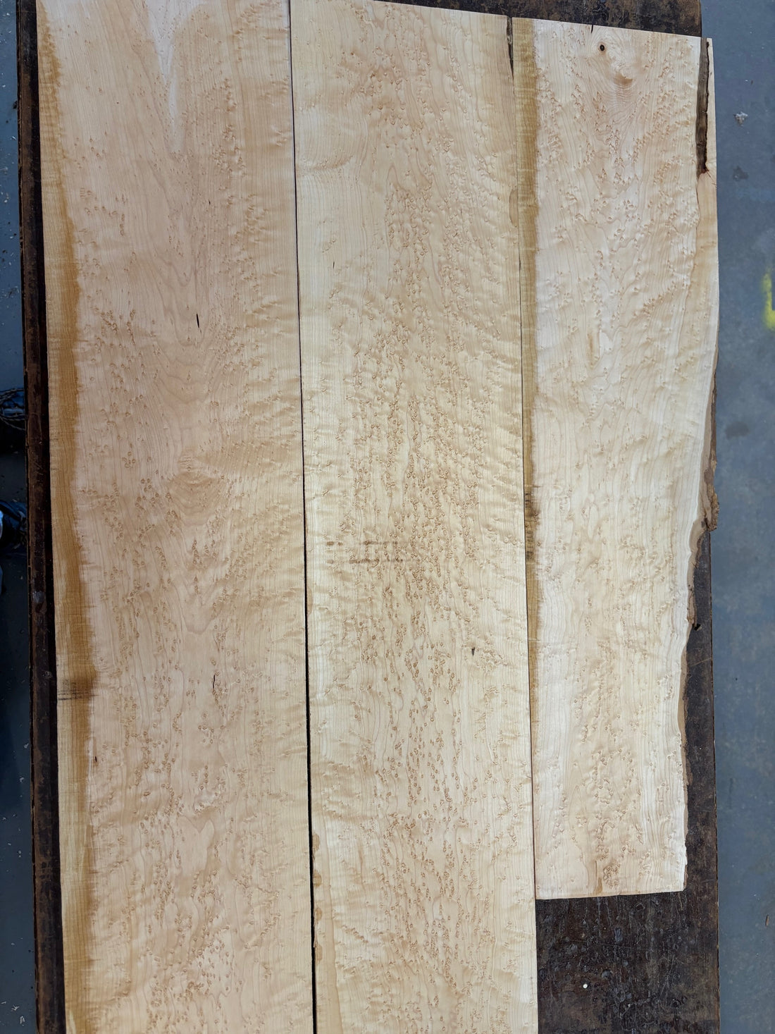 4/4 3 piece set of birdseye maple-44BE1008-$200 Includes Shipping