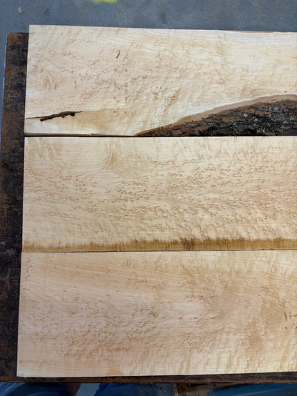 4/4 3 piece set of birdseye maple-44BE1008-$200 Includes Shipping