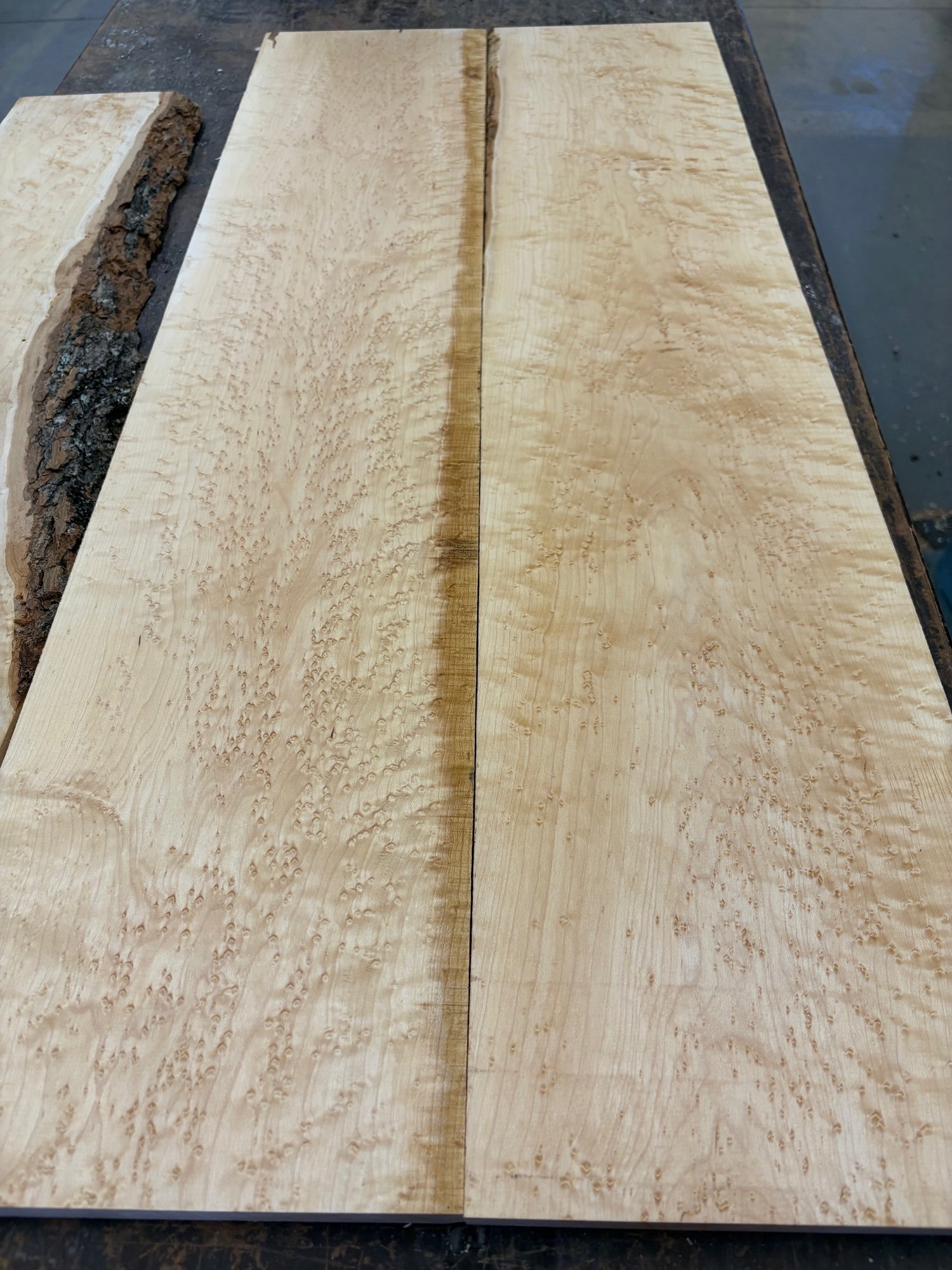 4/4 3 piece set of birdseye maple-44BE1008-$200 Includes Shipping